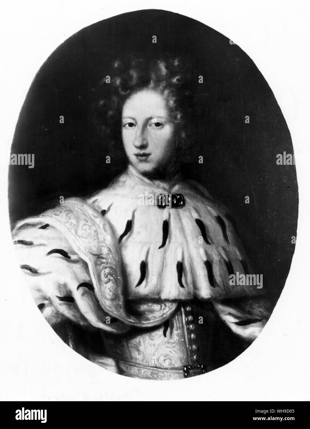 Le roi Charles XII de Suède (1682-1718). Roi de 1697. À partir de 1700 il a été impliqué dans des guerres avec le Danemark, la Pologne et la Russie. Banque D'Images