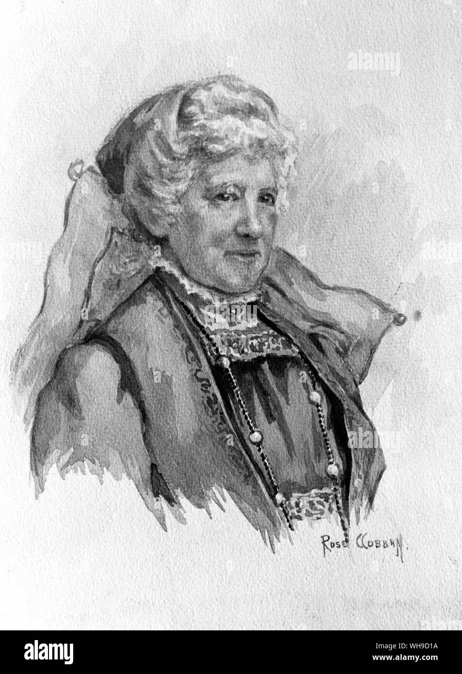 Bessie Cadd (Mabel's cousin) par R Cobban Banque D'Images