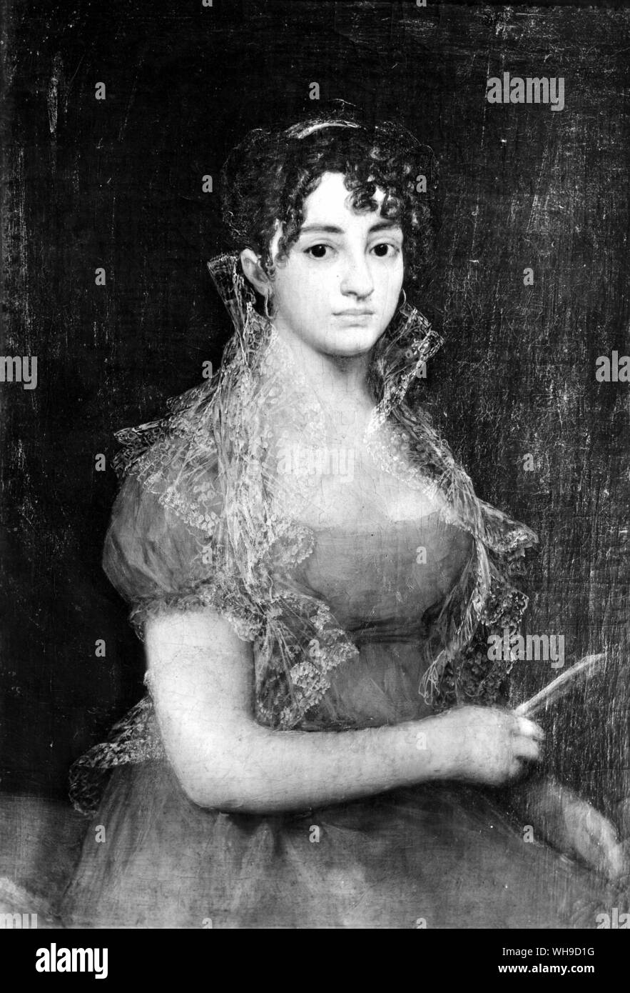 Lorenza Correa par Goya Banque D'Images