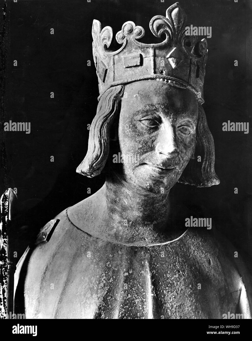 Charles (V) Le Sage (1337-1380). Roi de France de 1364. Il a été régent pendant la captivité de son père, Jean II, en Angleterre 1356-1360, et devint roi à la mort de John. Il a reconquis la quasi-totalité France d'Angleterre 1369-80. Banque D'Images