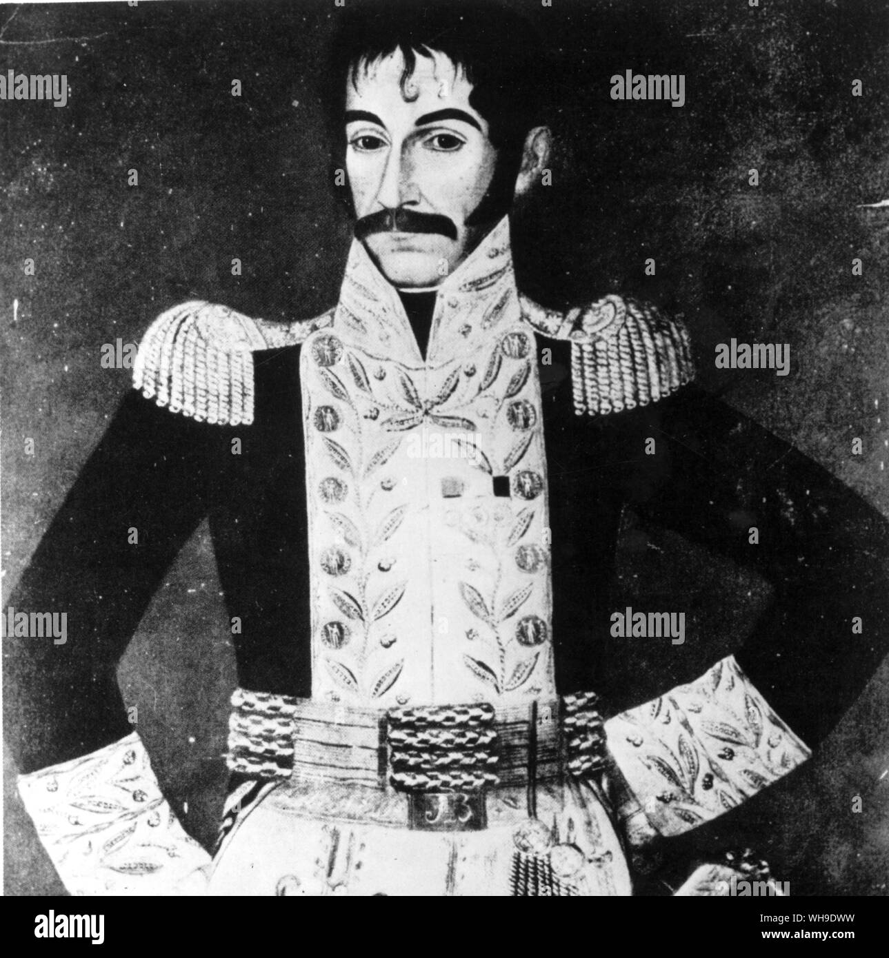 Simon Bolivar, Libérateur de l'Amérique Espagnole Banque D'Images