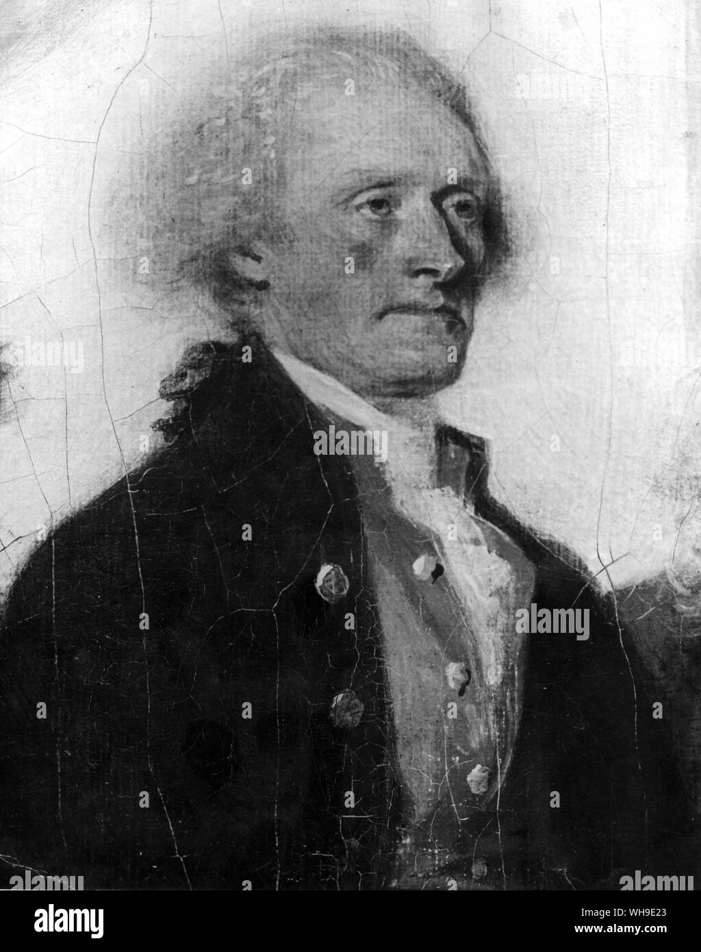 Thomas Jefferson (1743-1826), 3e président des USA, 1801-09. Banque D'Images