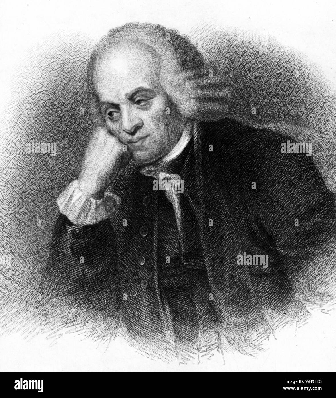 Michael Johnson de Lichfield, père de Samuel Johnson ('Dr Johnson'). Banque D'Images