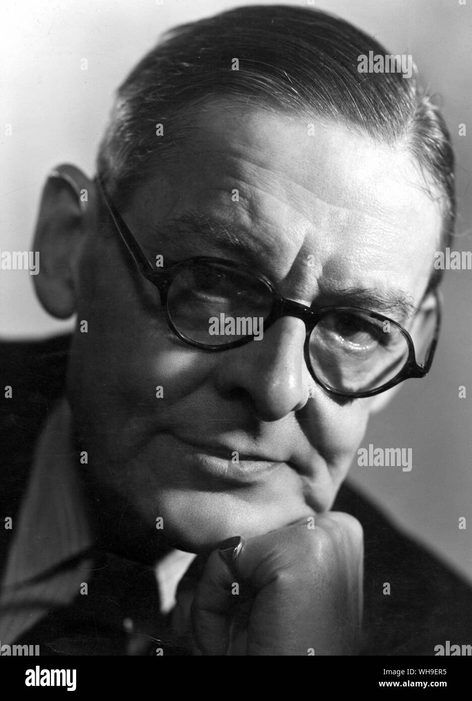 T. S. Eliot (Thomas Stearns Eliot) (1888-1965) Né aux États-Unis British, poète, dramaturge et critique. Il a vécu à Londres à partir de 1915. Banque D'Images