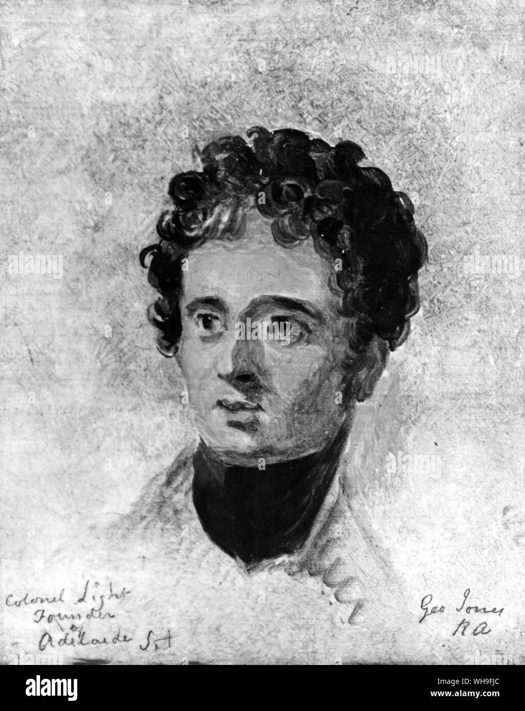 William (1786-1839), soldat anglais, officier de marine et surbeyor en Australie, né en Malaisie. Banque D'Images