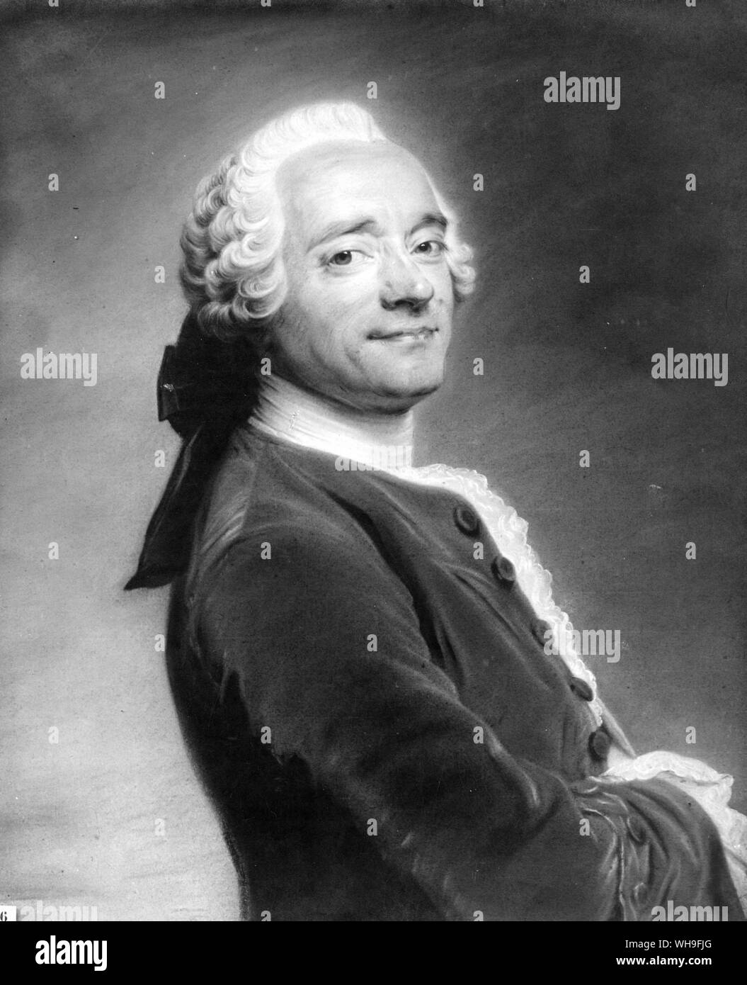 Maurice de la Tour (1704-1788), artiste français. Banque D'Images