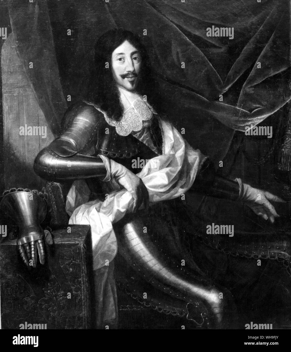 Louis XIII (1601-1643), Roi de France de 1610 (succédant à son père Henry IV). Banque D'Images