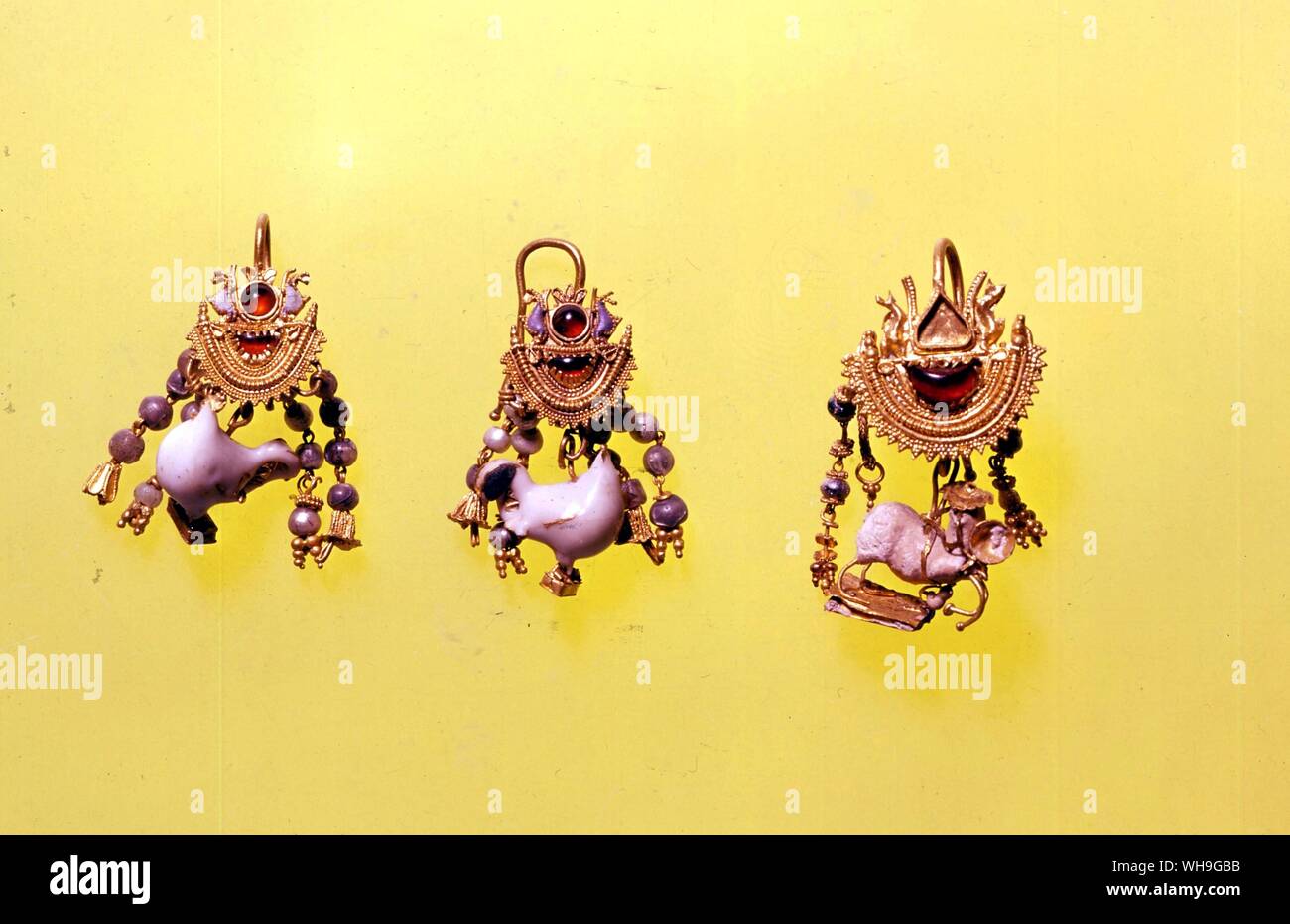 D'oreille 1er siècle après JC Bijoux Banque D'Images