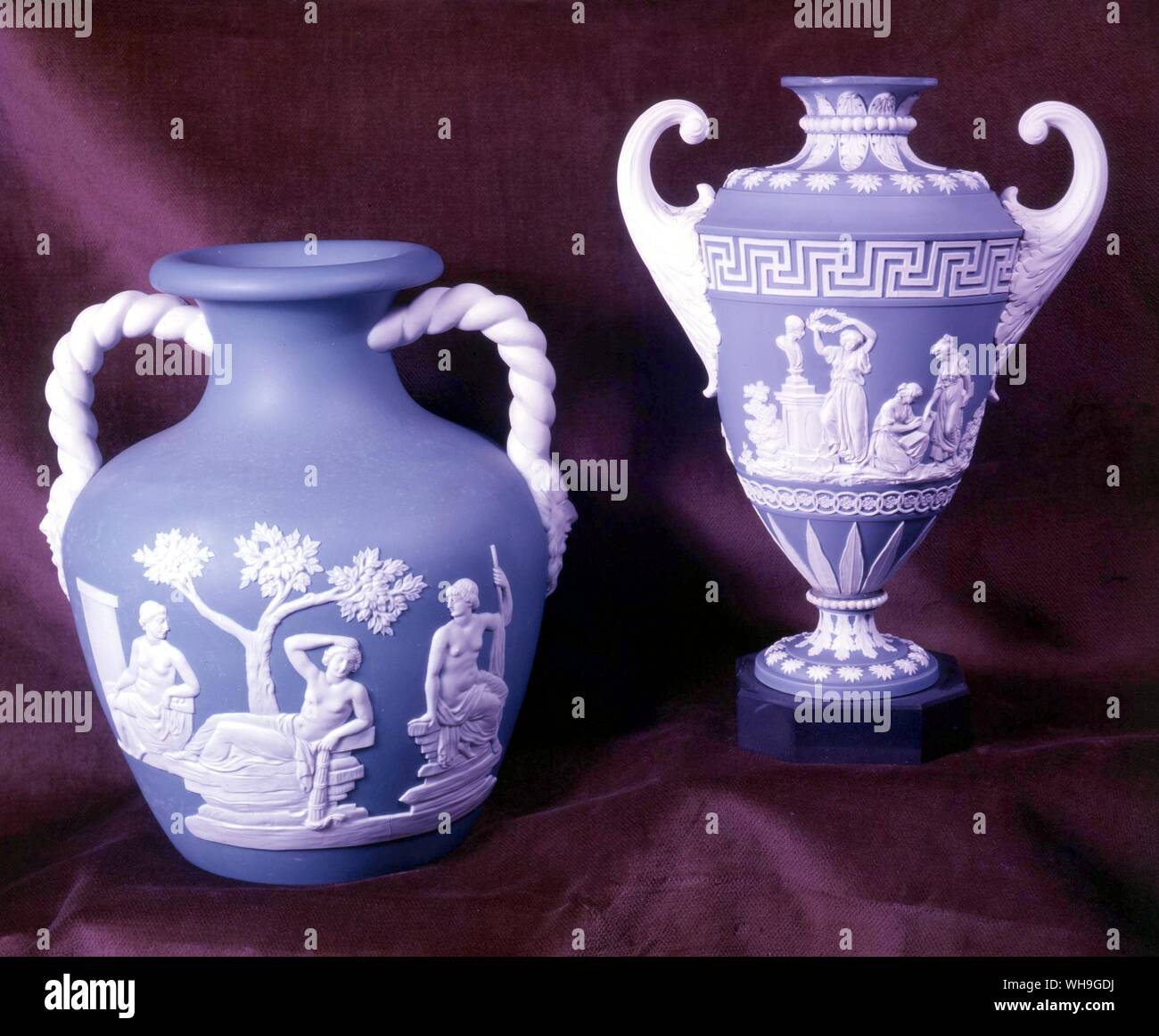 Vases Staffordshire Banque D'Images