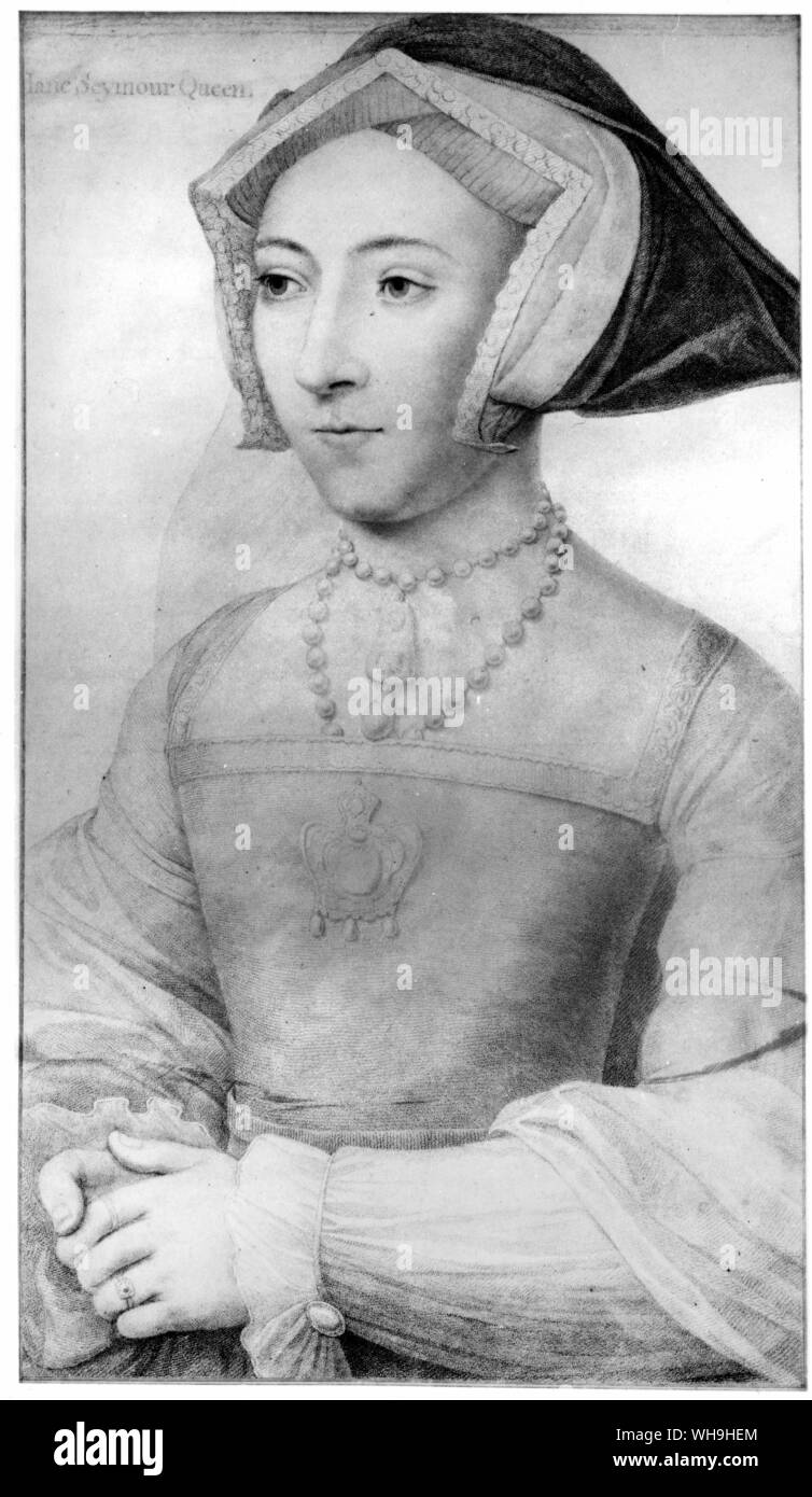 Jane Seymour (c.1509-1537), troisième épouse d'Henry VIII. Mère d'Édouard VI. Elle est morte peu après sa naissance. Banque D'Images