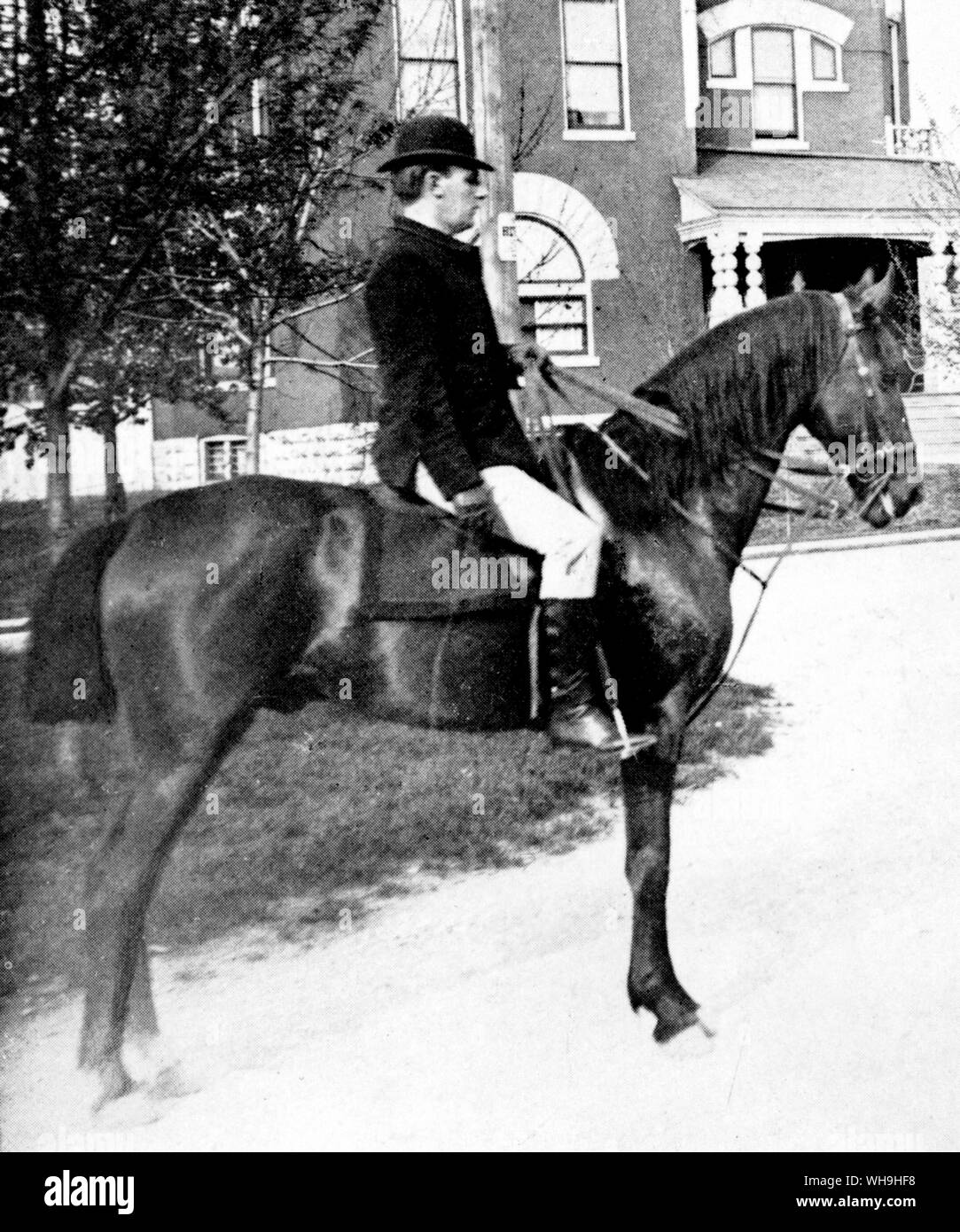 Le colonel Roger D. Williams sur Hickory Leap. Banque D'Images