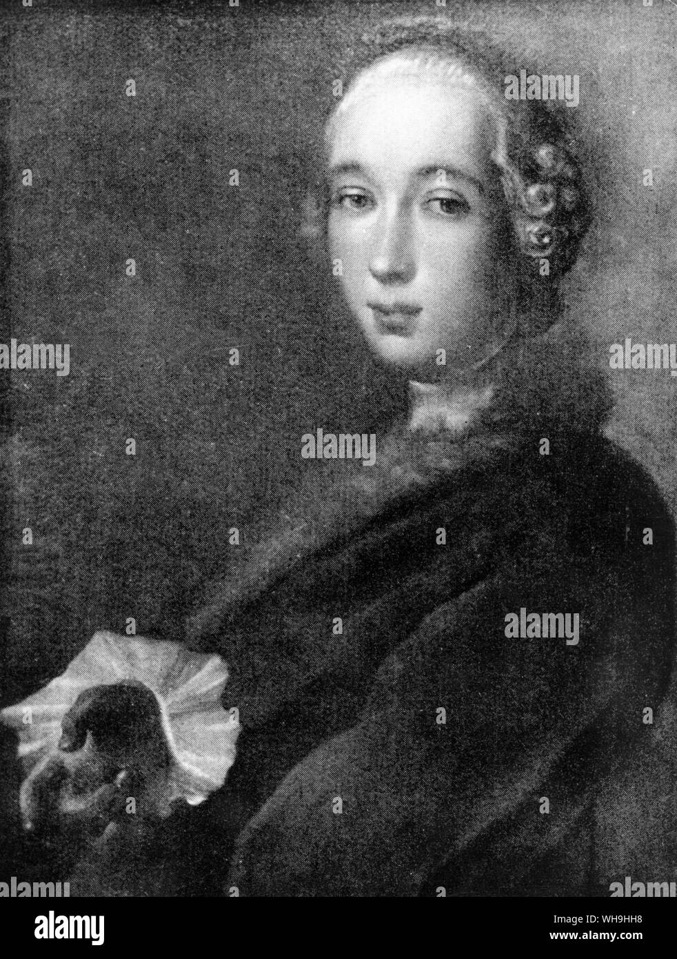 Graf Joseph Waldstein (légende dit également Giovanni Giacomo Casanova, 1725-98) Banque D'Images