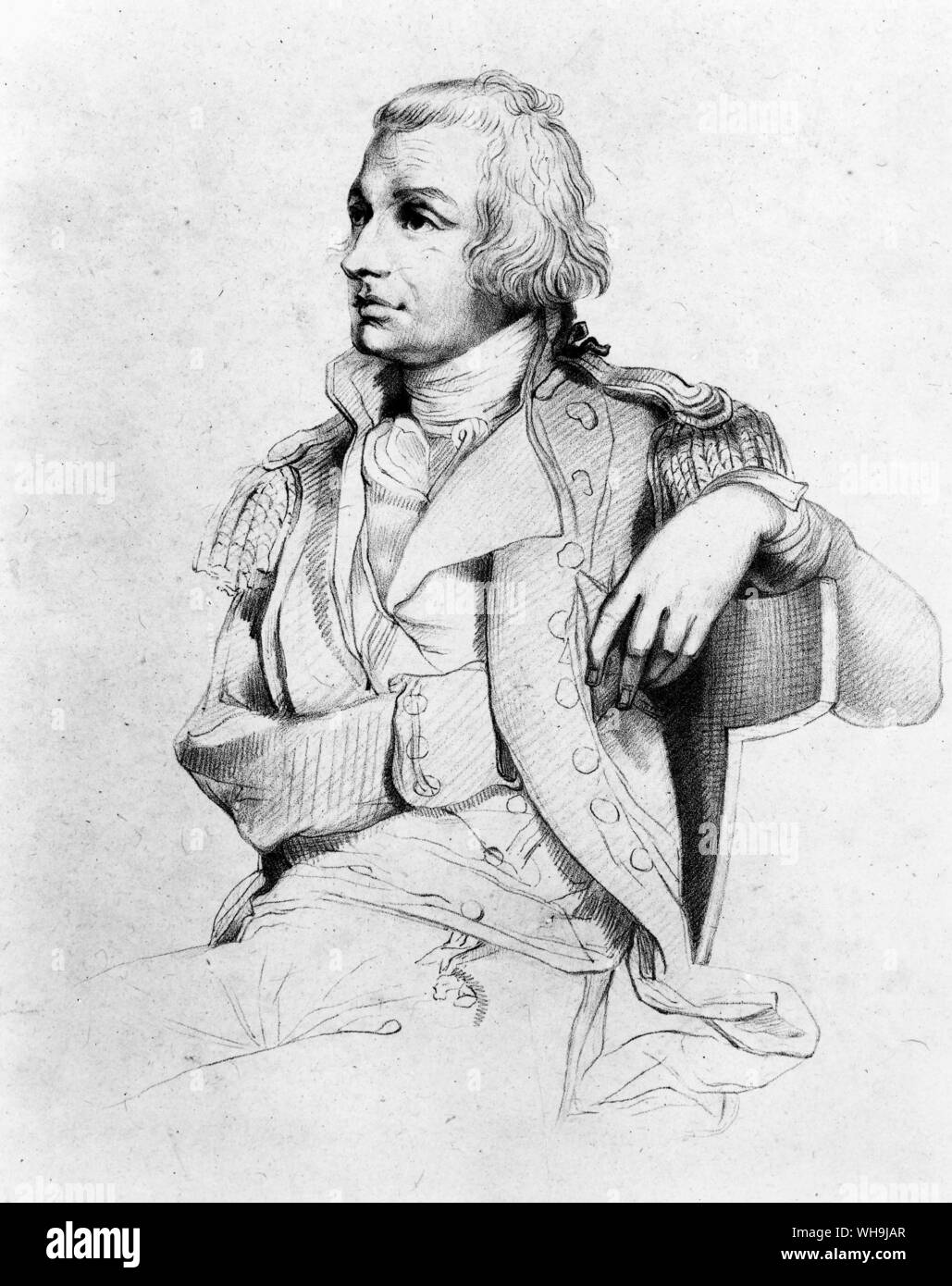 L'amiral Lord Horatio Nelson (10 Downing Street) par C. Grignion, 1797. Banque D'Images