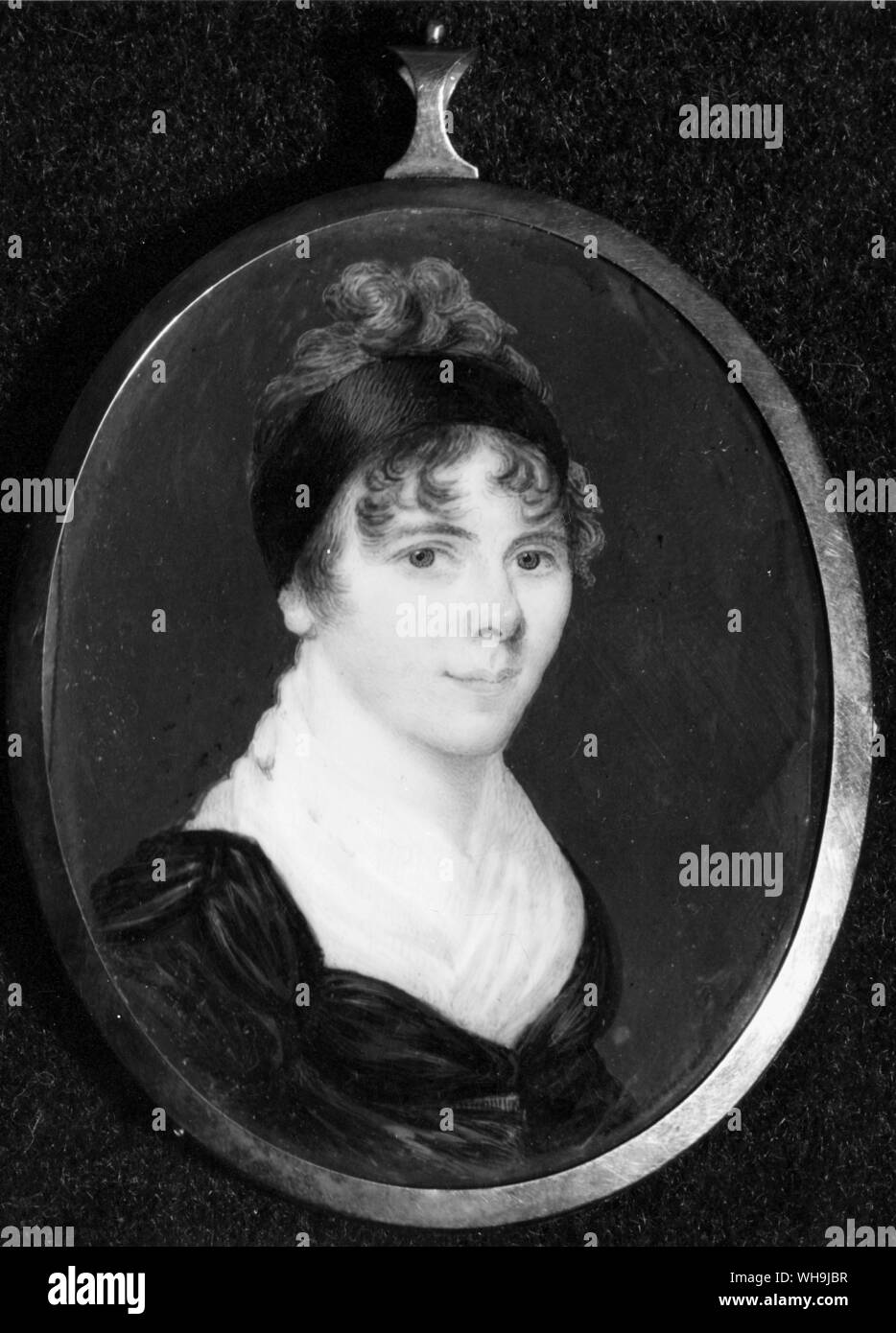 Horatia Nelson, fille de Lord Horatio Nelson et Lady Emma Hamilton. Par Sir William Ross. Banque D'Images