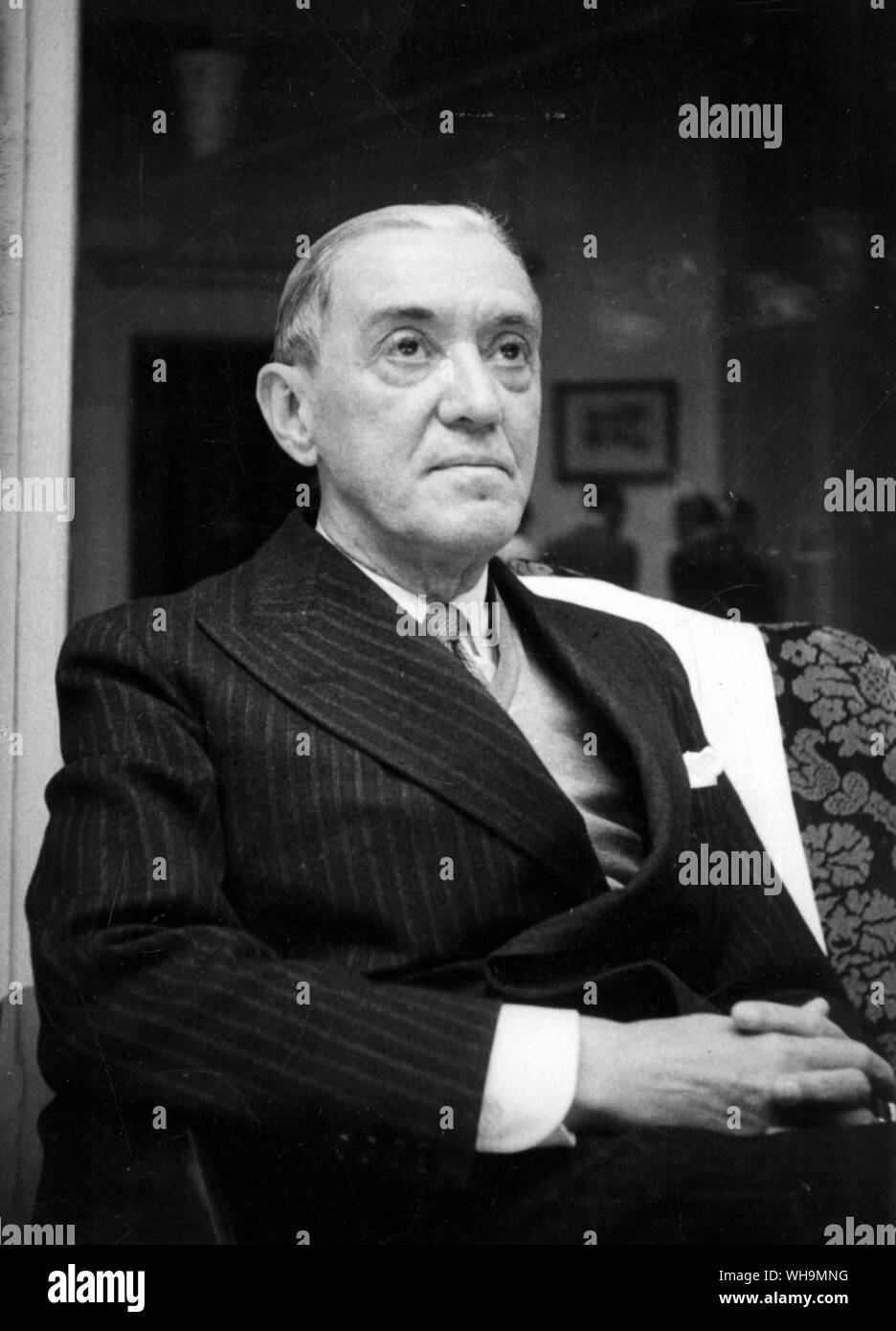 Ramon Perez de Ayala (1880-1962), poète et écrivain espagnol. Banque D'Images