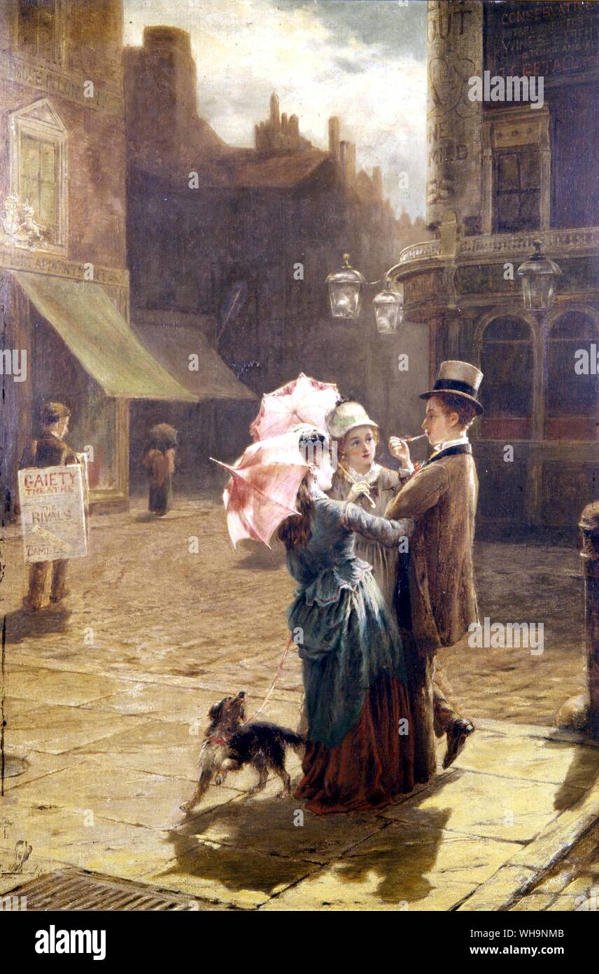 Journée ensoleillée par William Mulready 1874 Banque D'Images