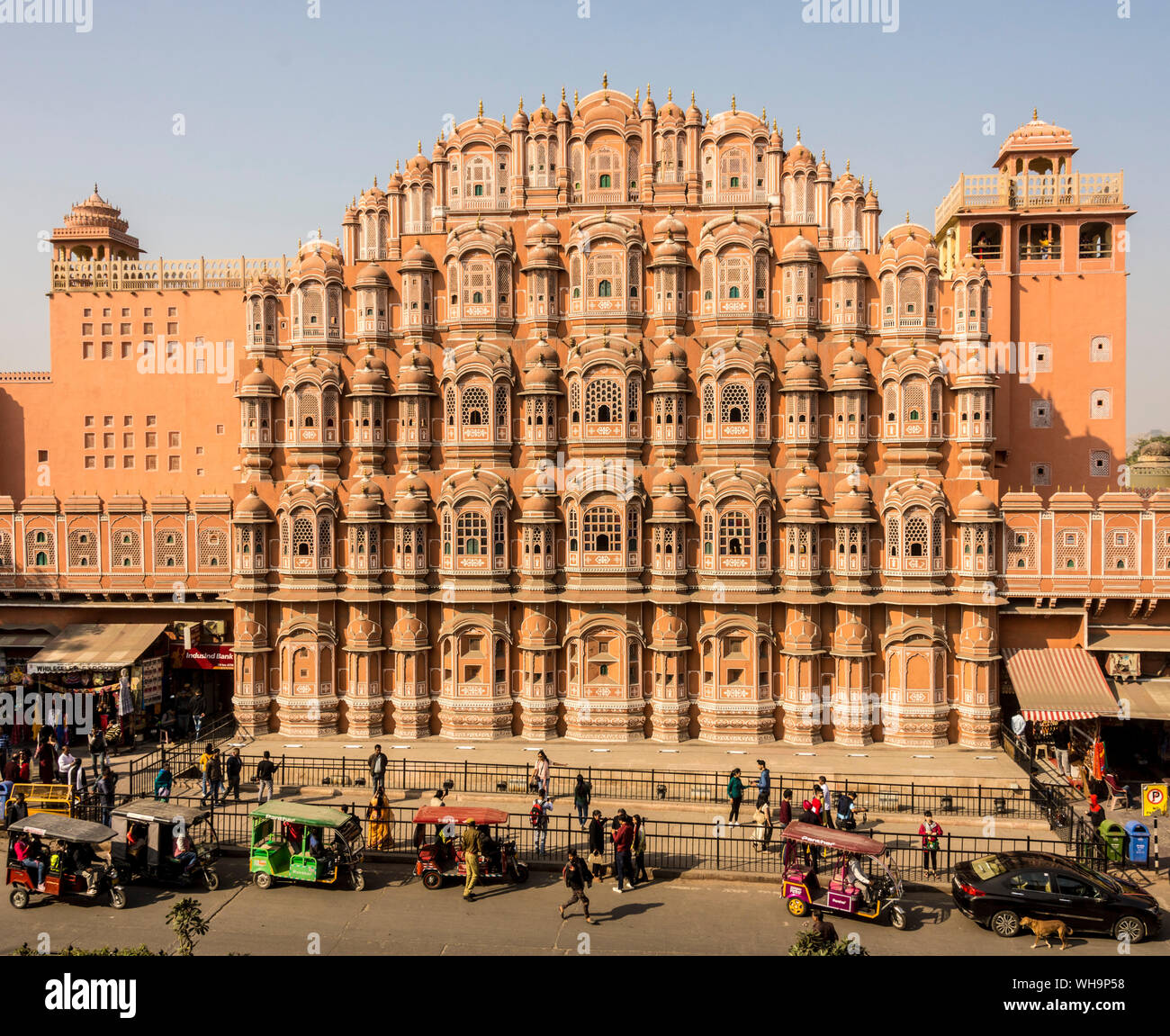 Hawa Mahal, Jaipur, Rajasthan, Inde, Asie Banque D'Images