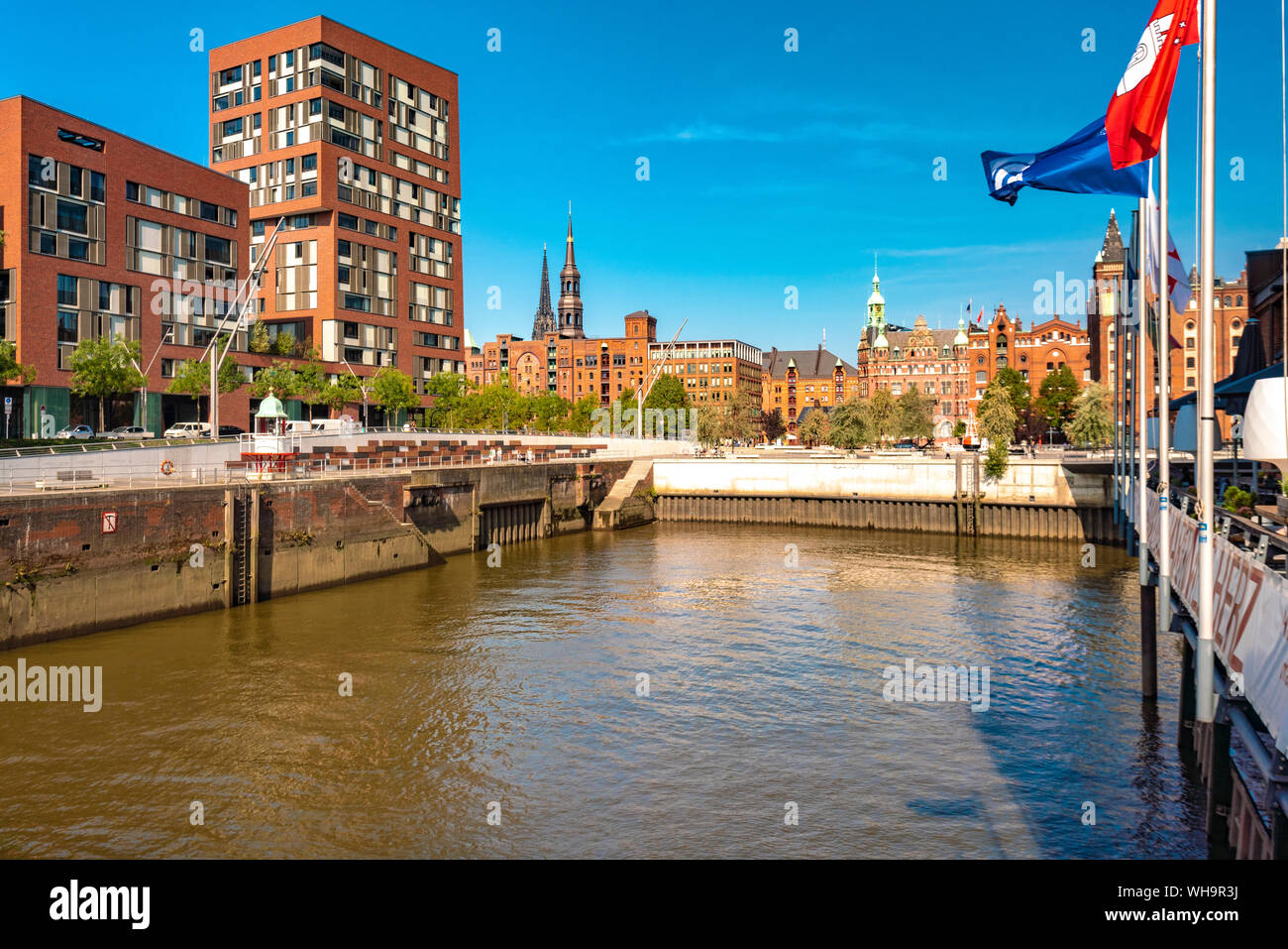 Hafencity, Hambourg, Allemagne Banque D'Images