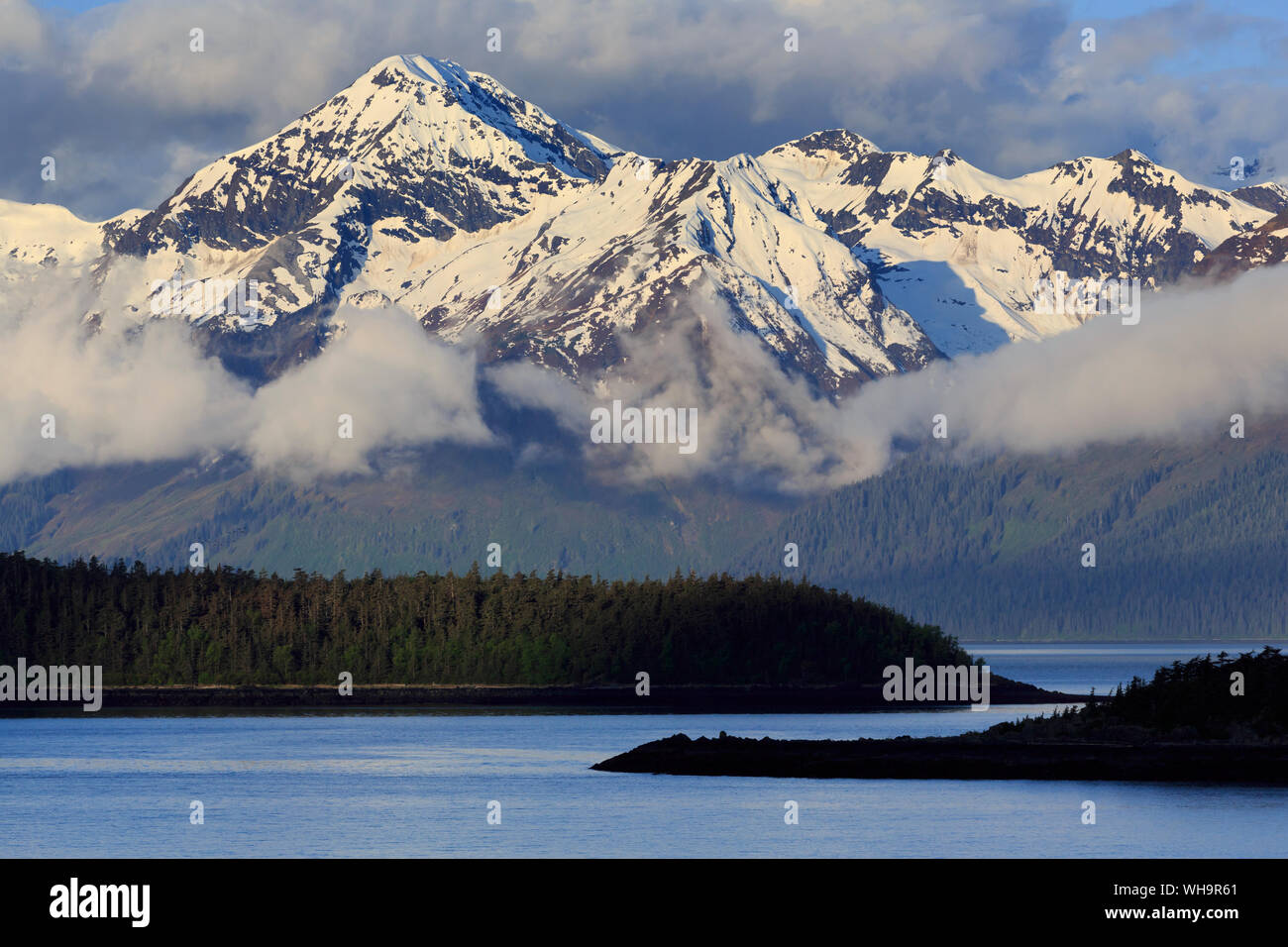 D'entrée de la piste Chilkoot, Lynn Canal, Haines, Alaska, États-Unis d'Amérique, Amérique du Nord Banque D'Images