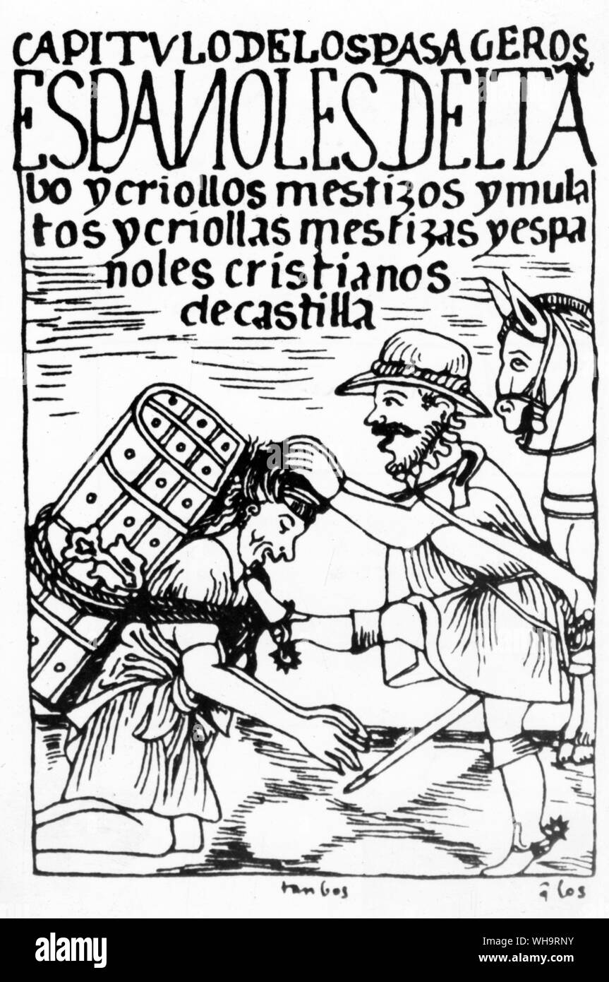 'Un espagnol voyages' Banque D'Images