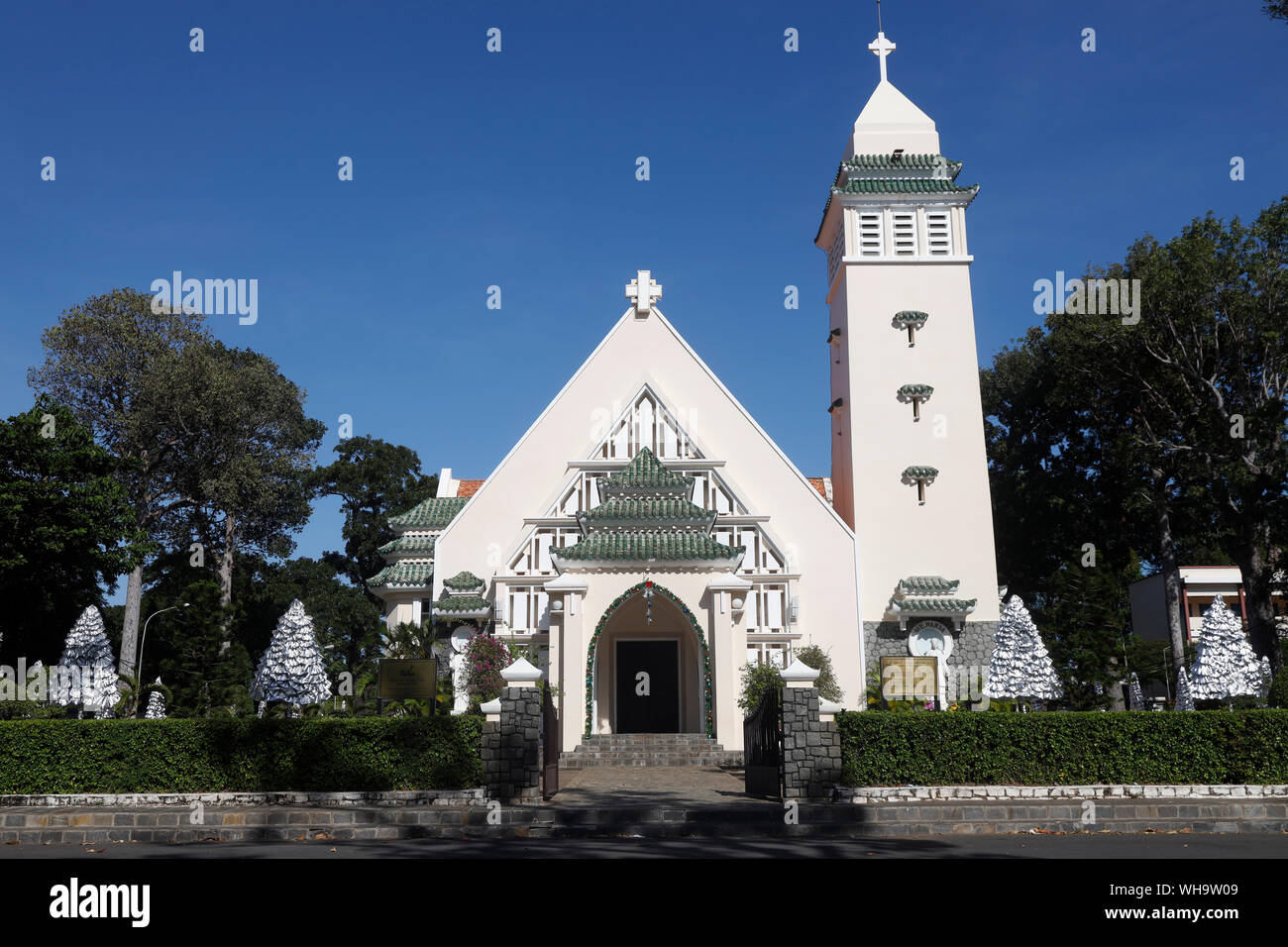 Vung Tau Eglise Catholique, Vung Tau, Vietnam, Indochine, Asie du Sud-Est, l'Asie Banque D'Images