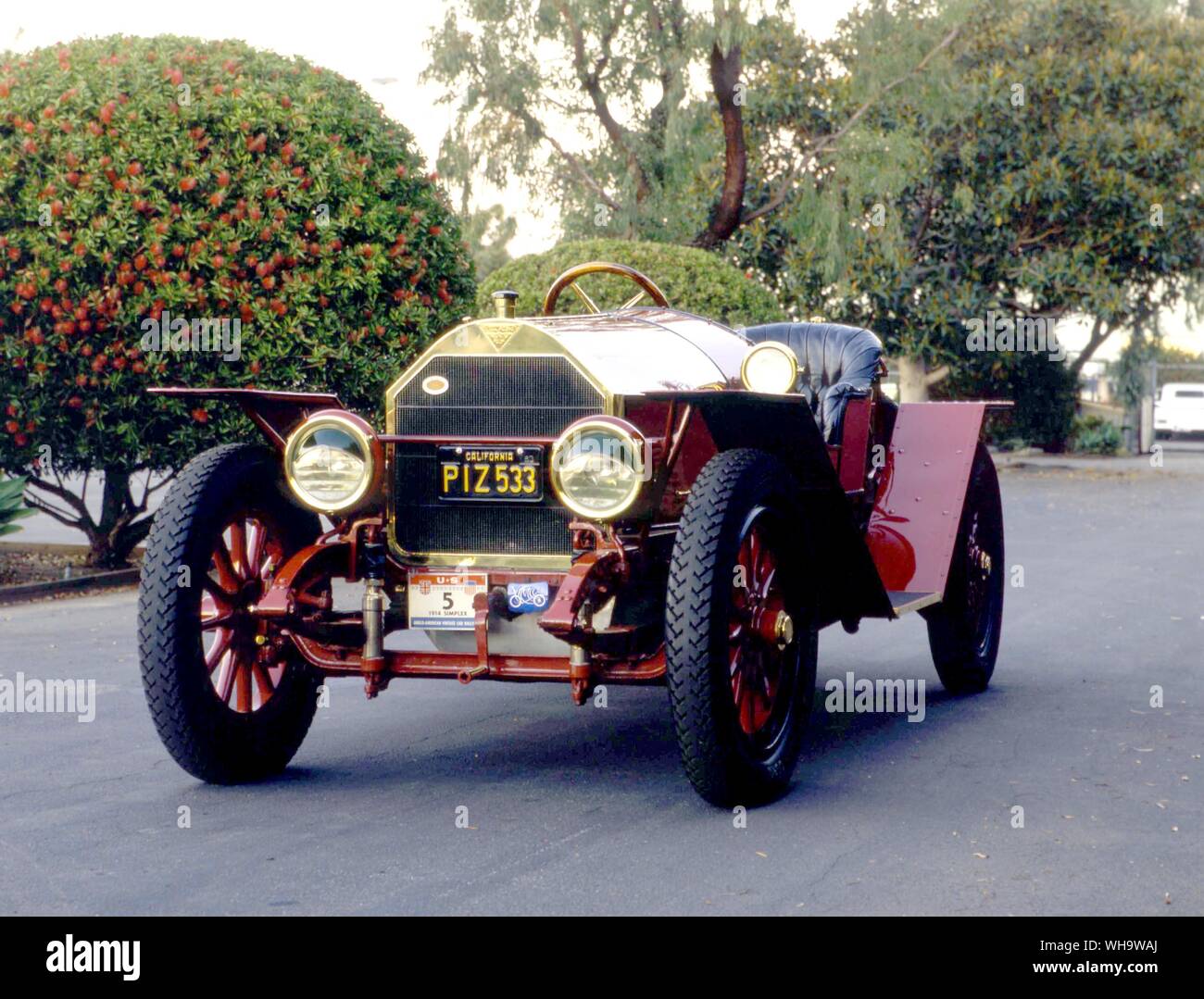 1913 75Simplex chaîne hp-drive roadster avec un 10 litres quatre cylindres Banque D'Images