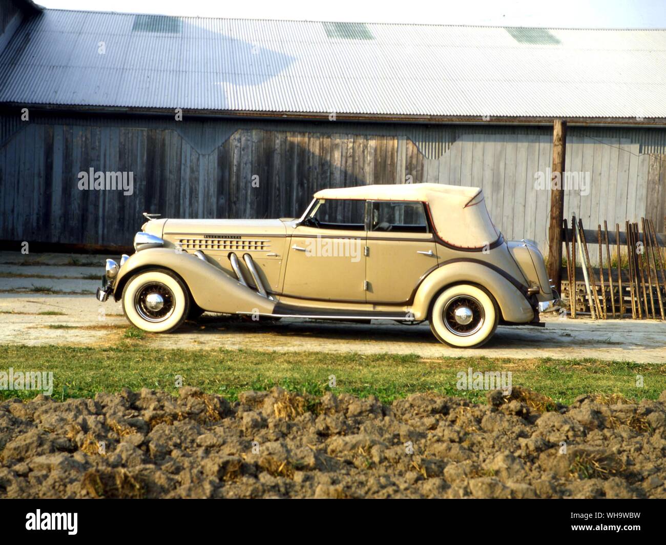 1935 Auburn Model 851 berline Phaeton, corsé par Central. Banque D'Images