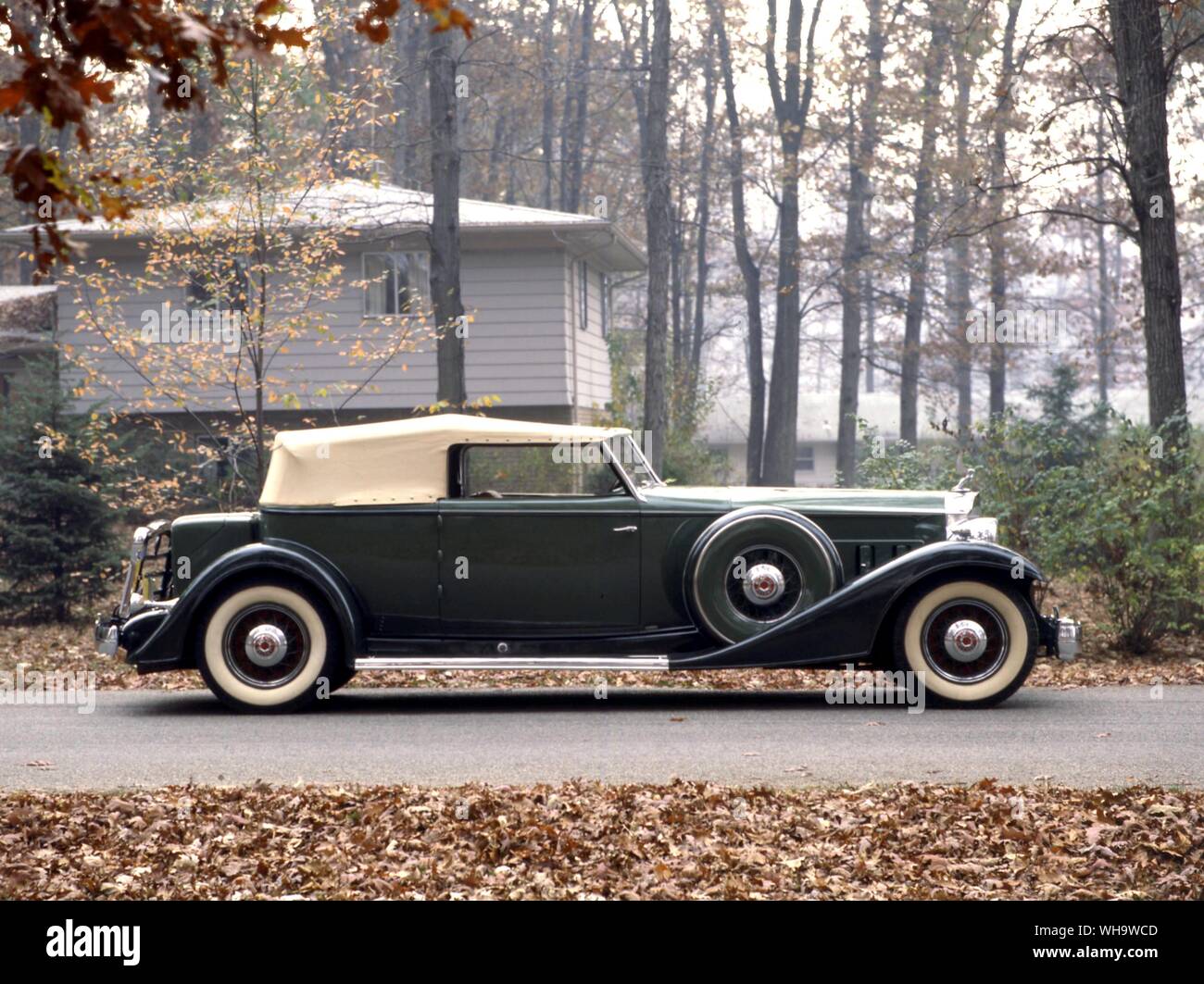 Le rare et belle Packard V12 Convertible Modèle 1006 Dietrich Victoria Sur Mesure Banque D'Images