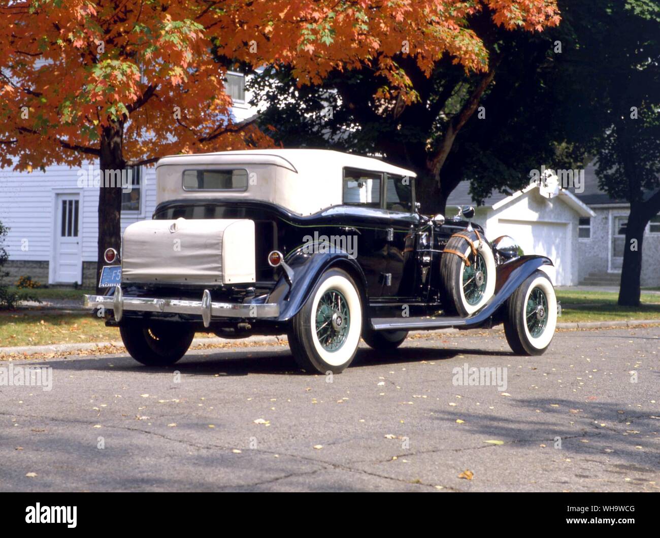 1932 Auburn 12-161une berline Phaeton, corsé par central, avec un 6412cc moteur V12 Banque D'Images