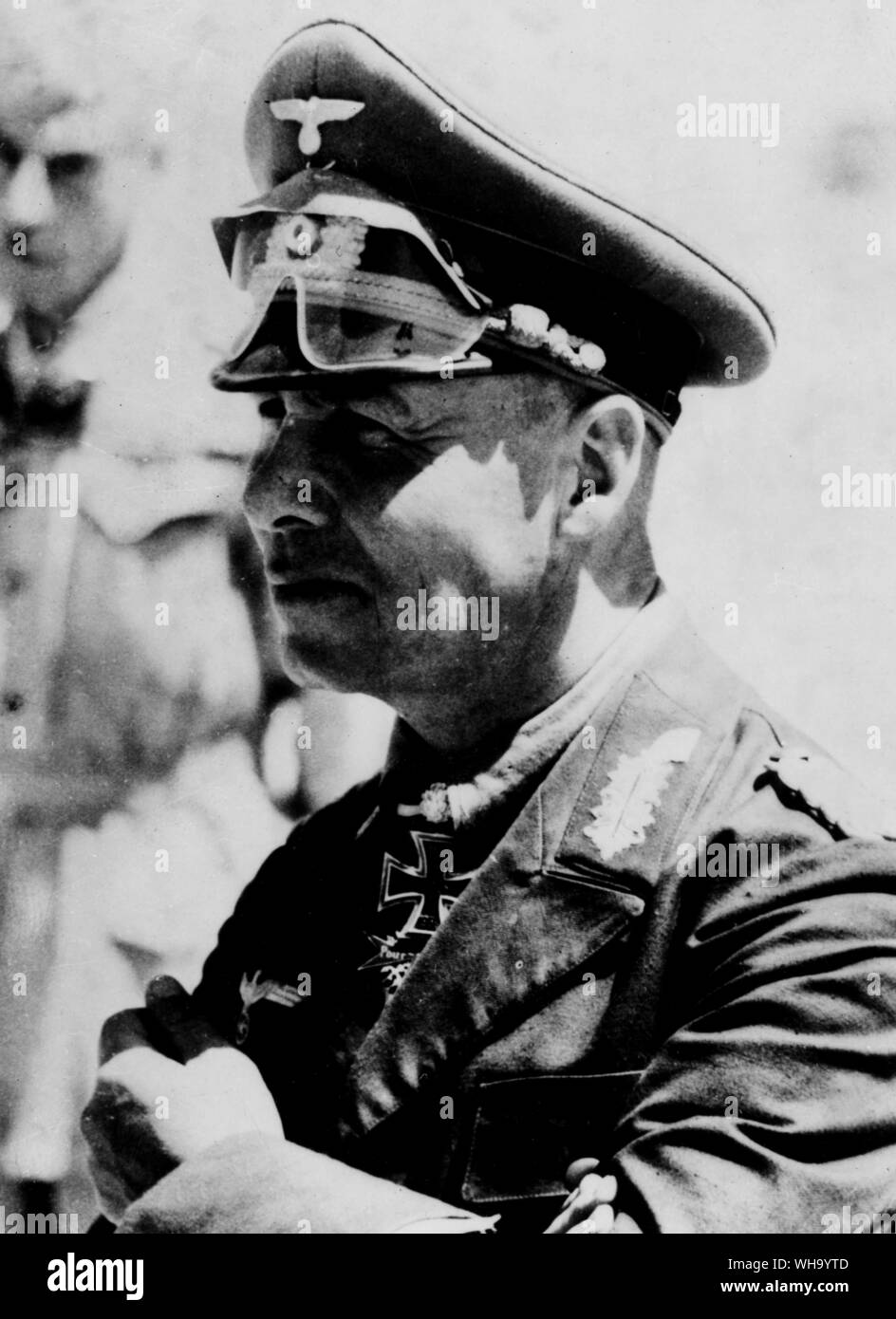 WW2 : le général allemand ou FM. Probablement en France 1940. Banque D'Images