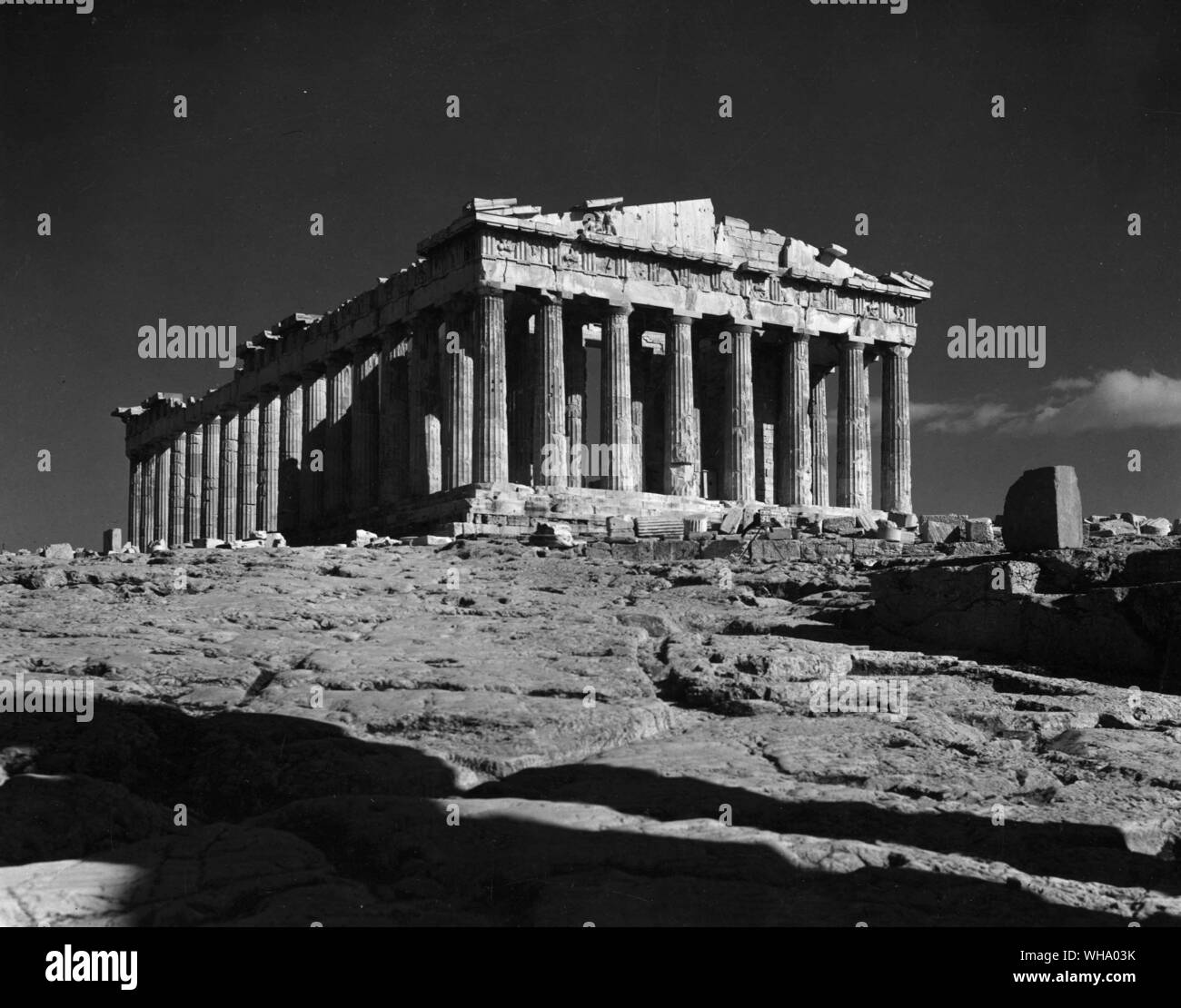 Le Parthénon, la Grèce. Banque D'Images