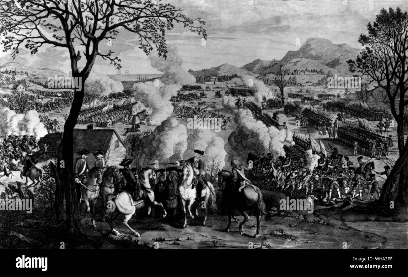 Bataille de Culloden, le 16 avril 1746. Duc de Cumberland. Banque D'Images