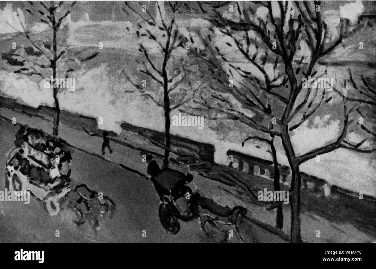 Andre Derain Le Thames Embankment 1906. Londres Banque D'Images