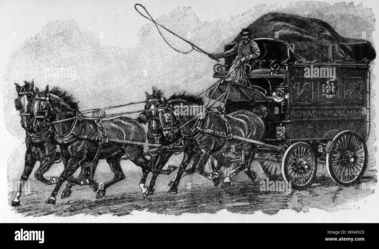 La parcelle Royal Mail. 1893 Banque D'Images