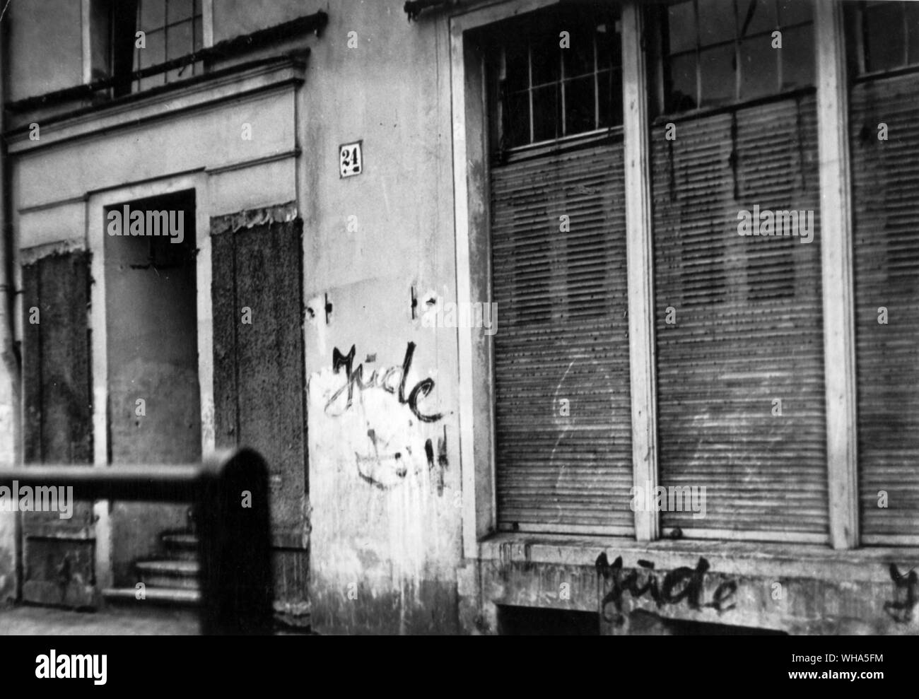 Magasins fermés dans la persécution des minorités religieuses Banque D'Images