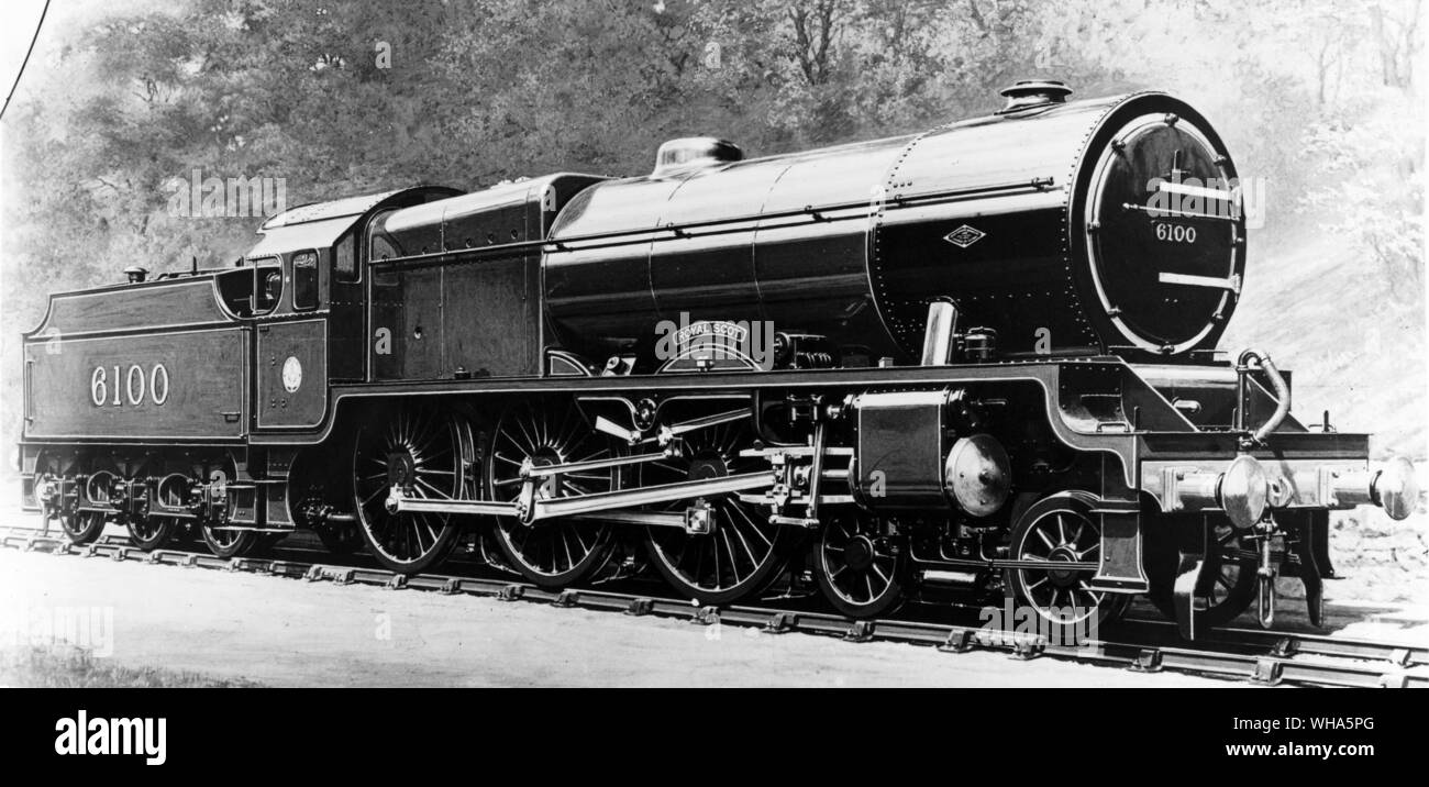 Locomotive Express. Royal Scot 1927. Banque D'Images