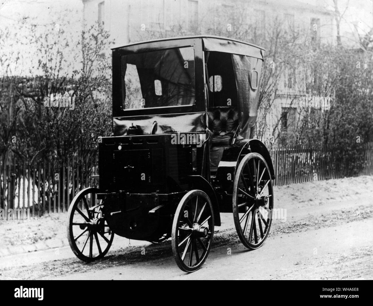 Panhard et Levassor . 4 Wagonnette assis. Paris 1889-98 Banque D'Images