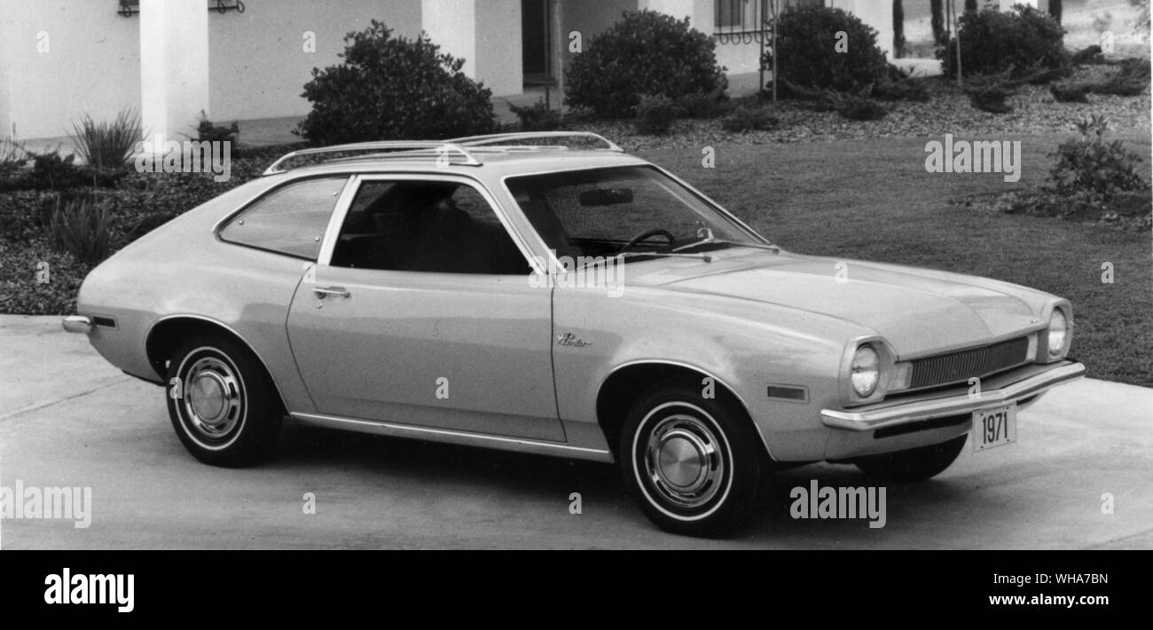 Ford Pinto 1971 . Berline 2 portes Banque D'Images