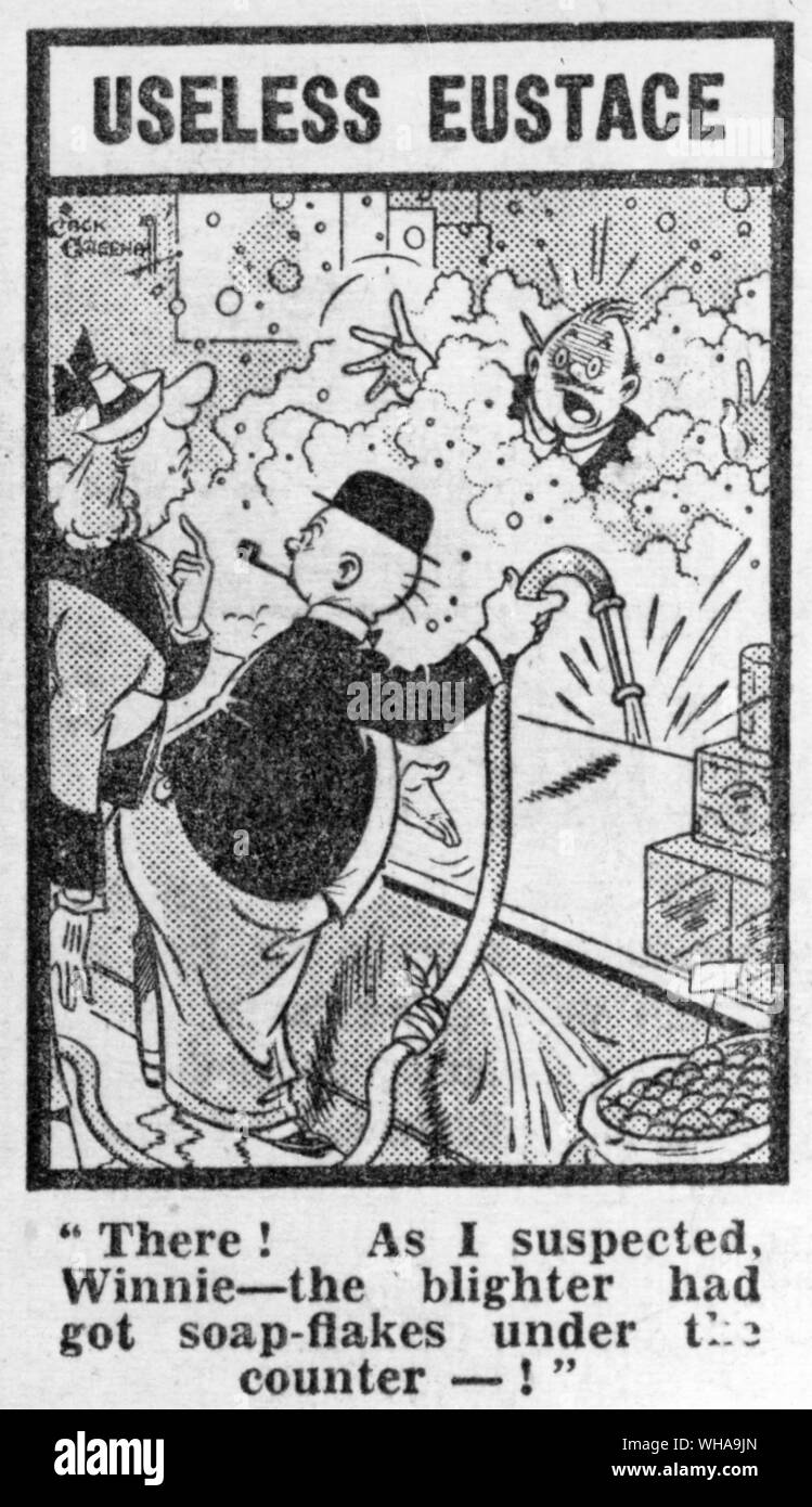 Eustace inutiles. Il n'y ! Comme je le soupçonnais, Winnie, l'blighter avait obtenu les copeaux sous le comptoir ! Banque D'Images