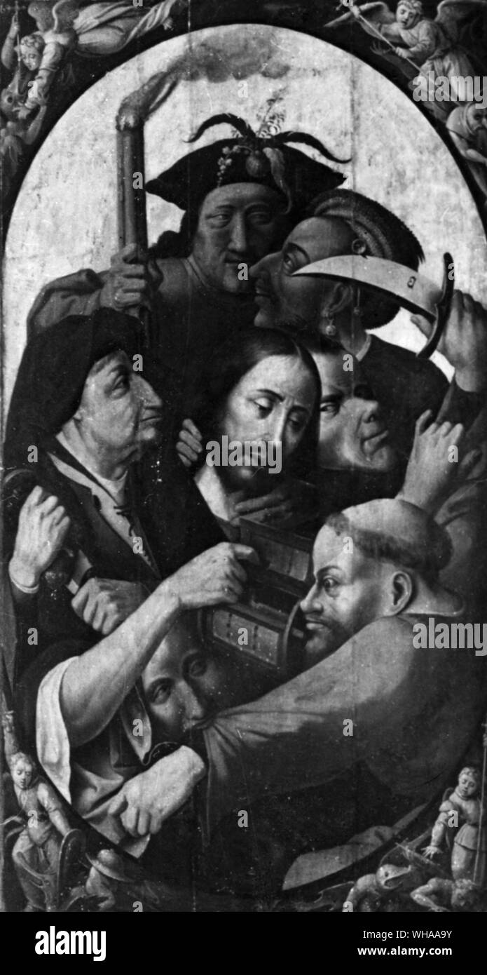 L'Arrestation du Christ. Copie d'après Jérôme Bosch. Banque D'Images