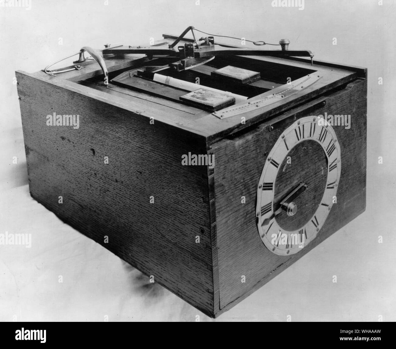 William Burt's typographe. début de 1829 machine à écrire. Banque D'Images