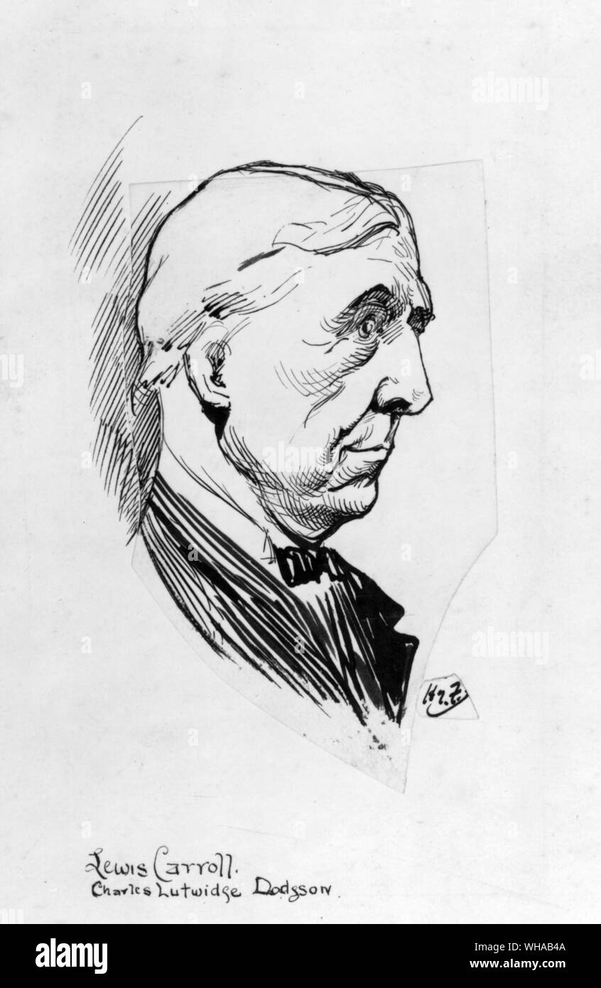 Lewis Carroll. Charles Lutwidge Dodgson Banque D'Images