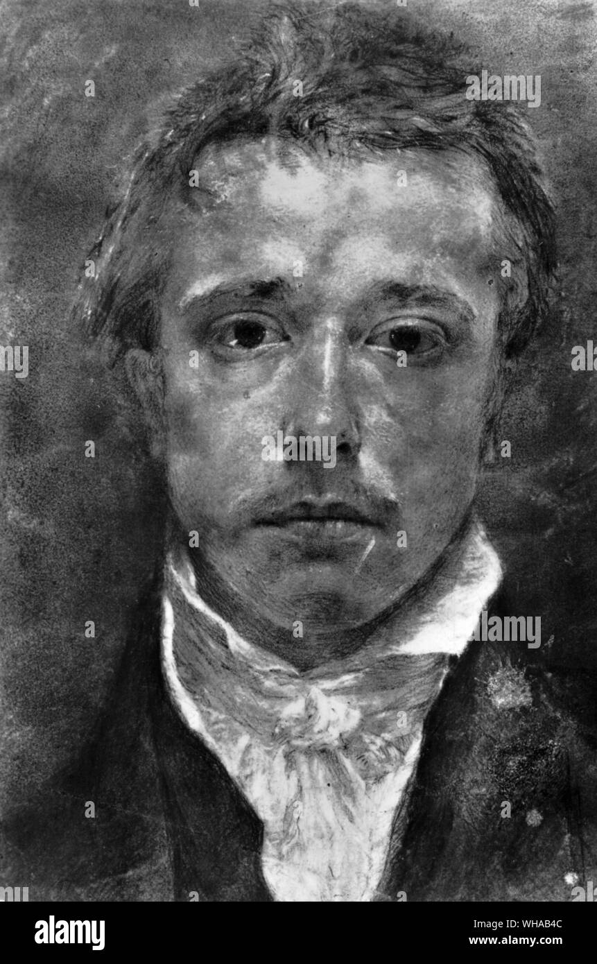 Self Portrait par Samuel Palmer 1805-1881 Banque D'Images