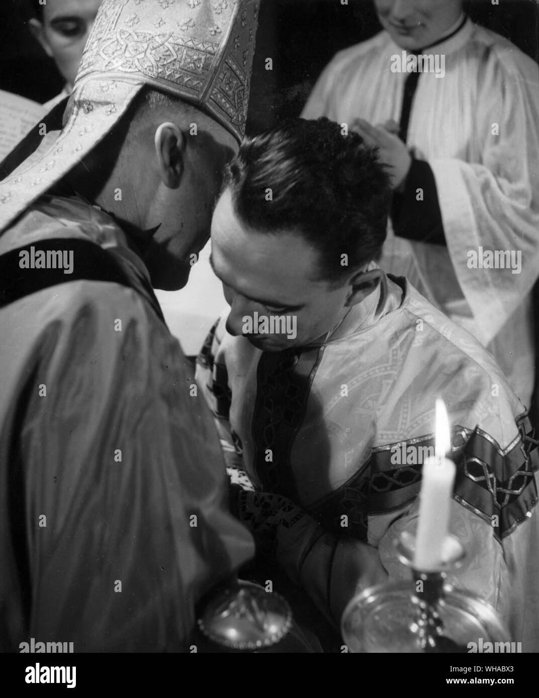 Le Sacrement de l'ordre. Ordination Banque D'Images