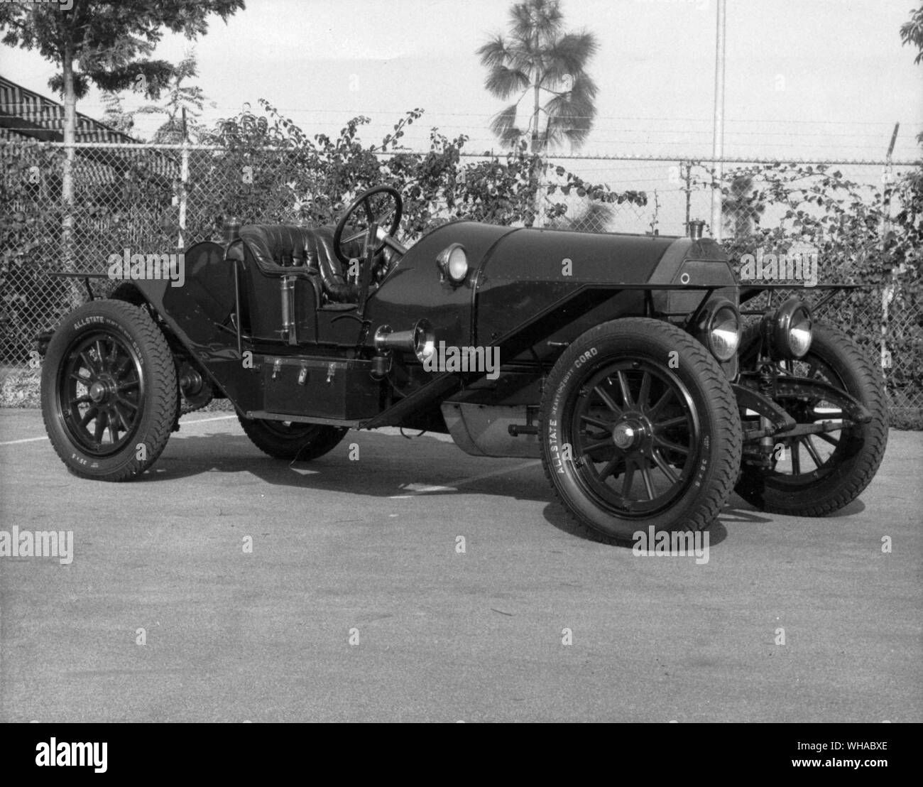 1914 Simplex. Roadster 4 cylindres de dernière chaîne de voitures fabriquées en Amérique. Ancienne propriété de Barron Collier, de New York Banque D'Images
