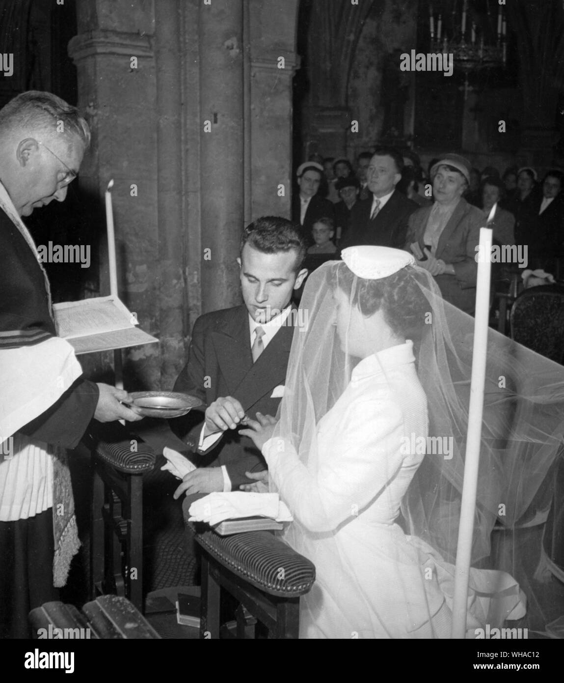 Le mariage catholique Banque D'Images