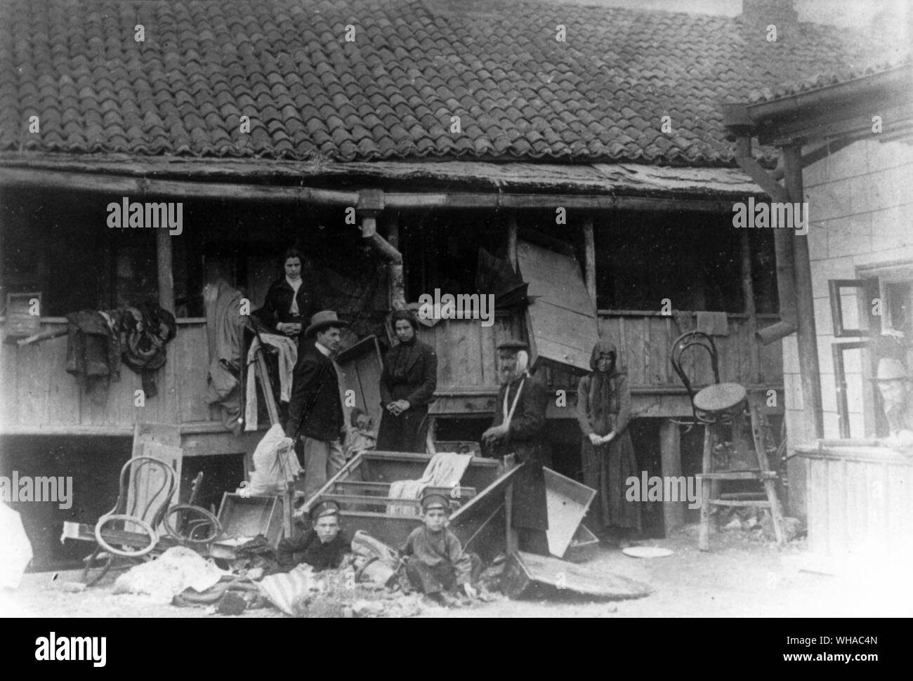 Pogrom de Kichinev Russie 1903. Banque D'Images