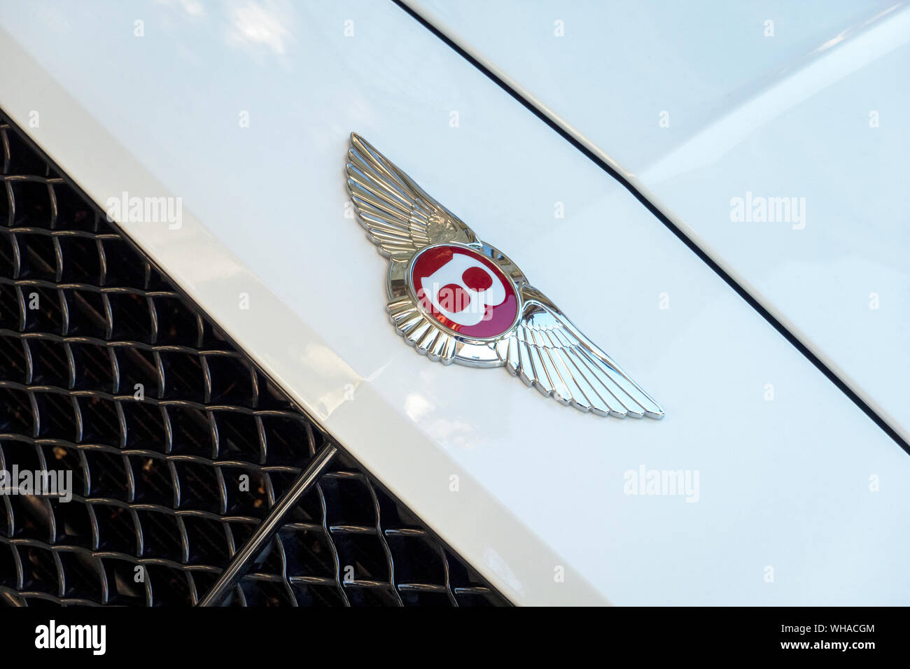 Badge voiture Bentley Banque D'Images