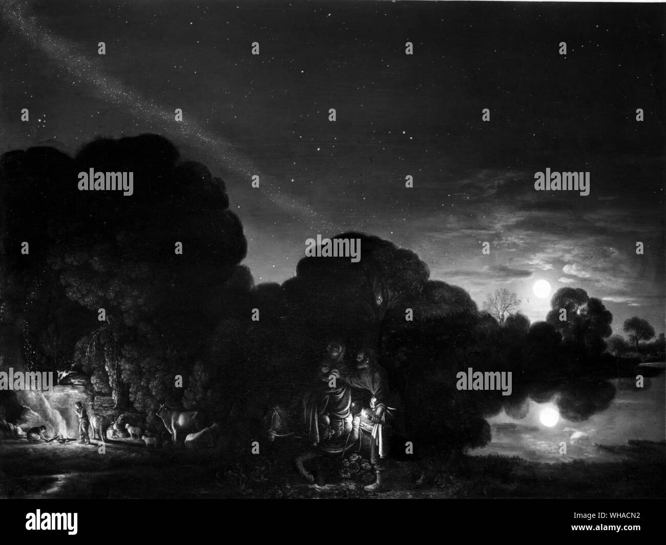 Richard Dadd . La Fuite en Égypte. 1609 Banque D'Images