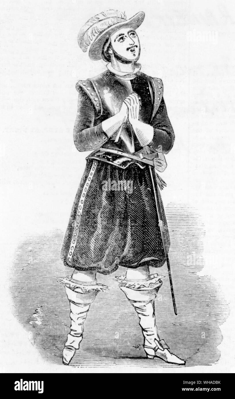 Franco Corelli comme Ramiro. La chanteuse d'opéra italienne Banque D'Images